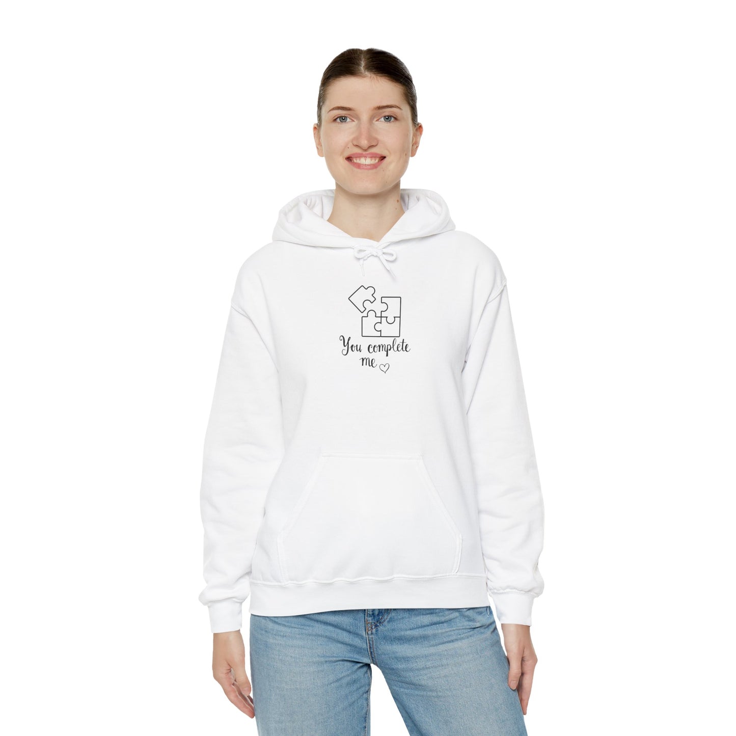You Complete Me Valentines Day Unisex Heavy Blend™ Crewneck Sweatshirt Hoodie