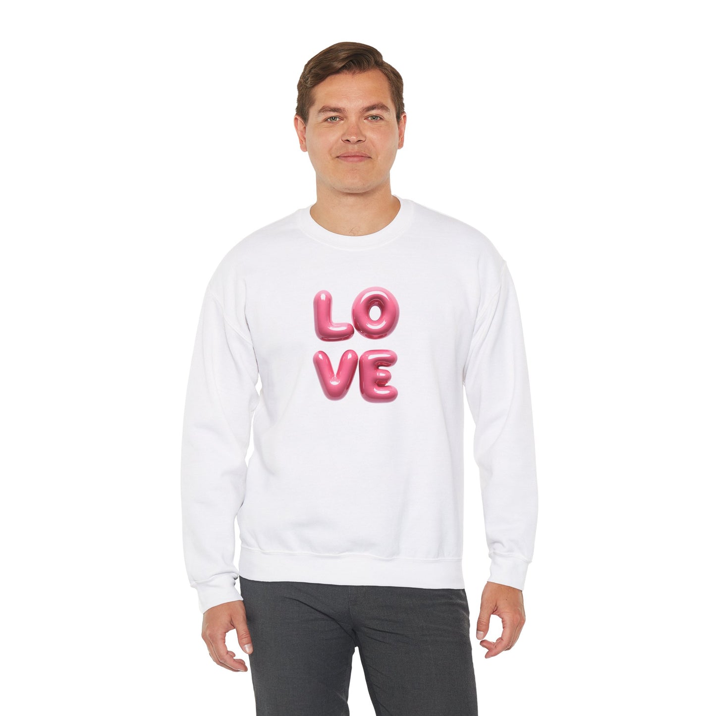 Crewneck Sweatshirt LOVE Valentines Day Gift For Her