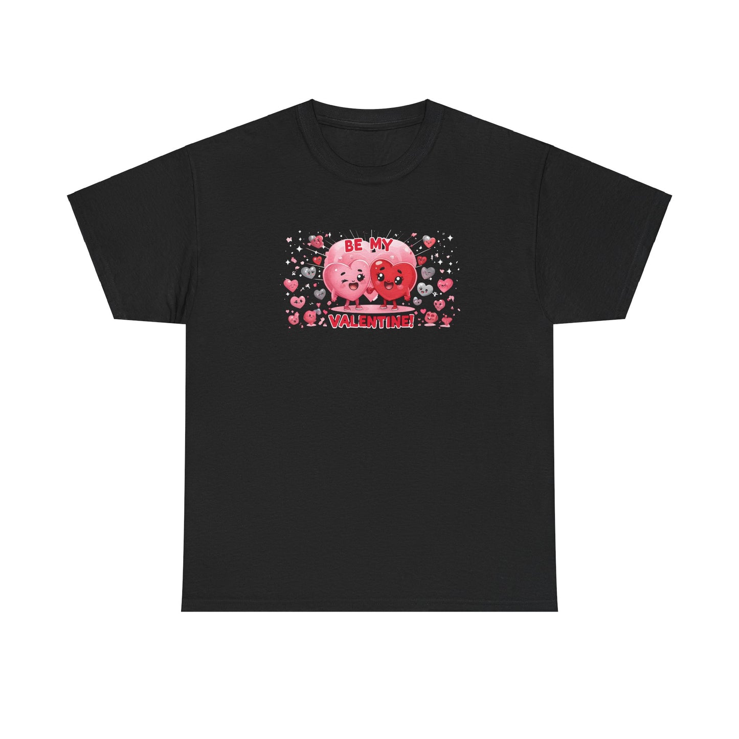 Valentines Day Candy Hearts T-Shirt Cotton Shirt