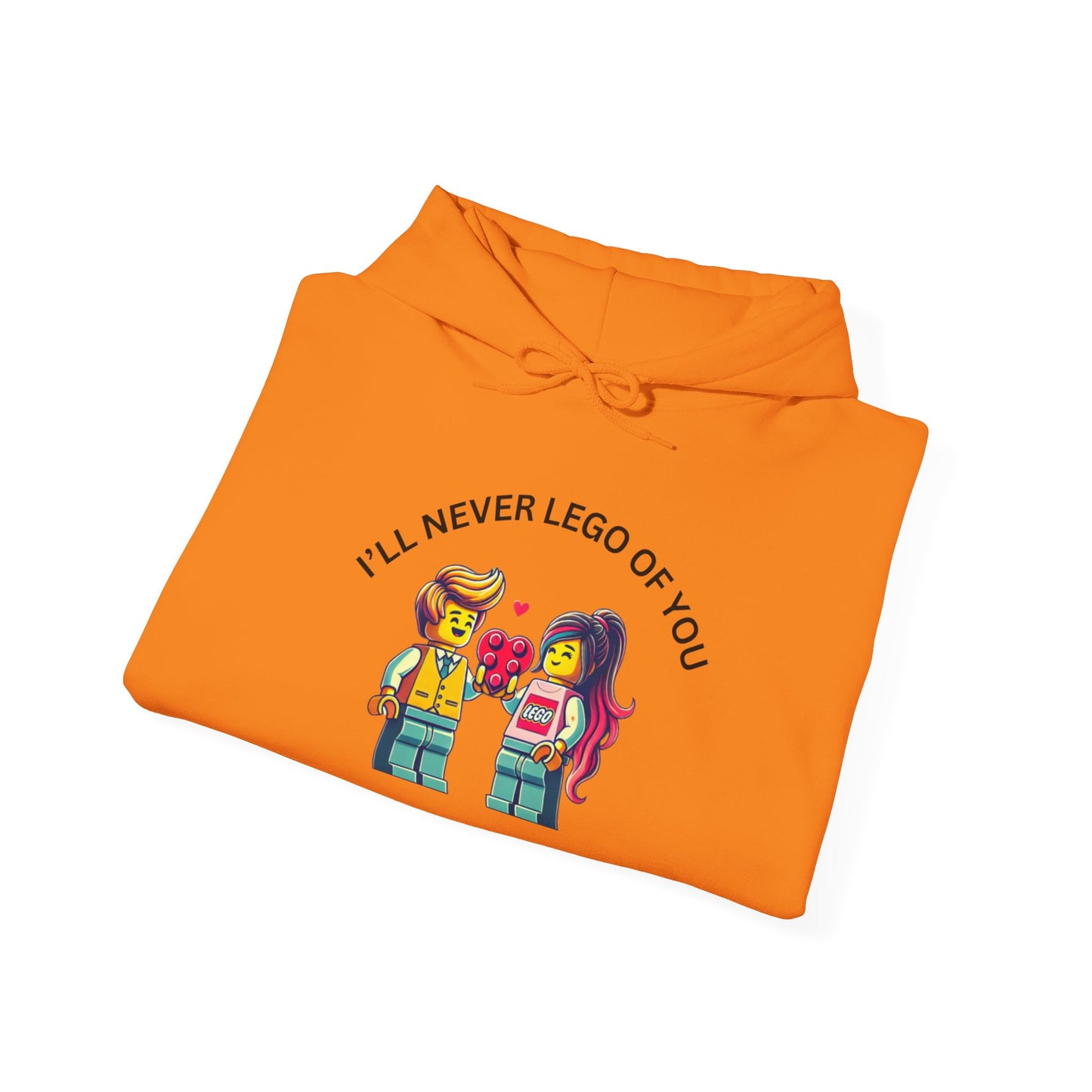 I'll Never LEt GO Heavy Cotton Valentines Day Hoodie Sweatshirt