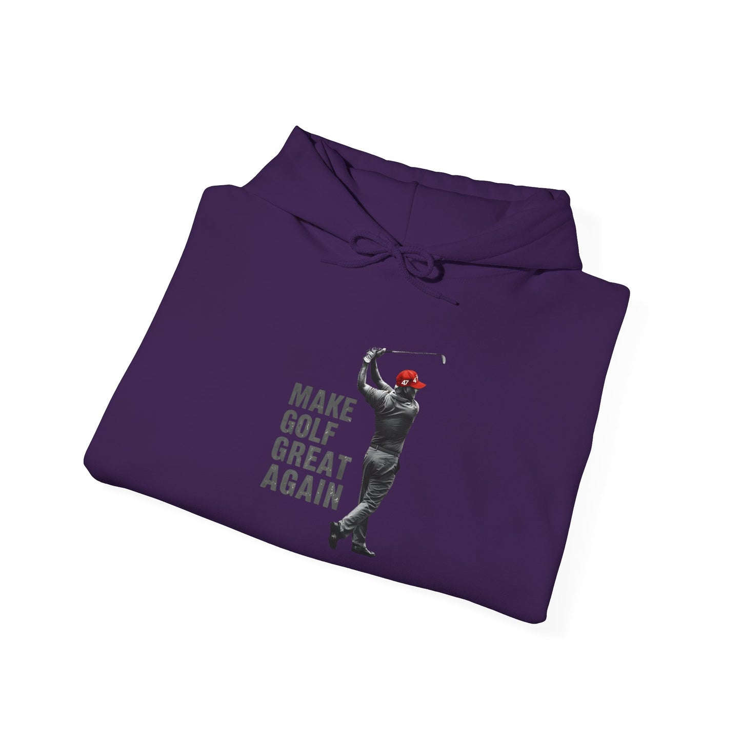 Hoodie Sweatshirt President Donald Trump Make Golf Great Again Hooded