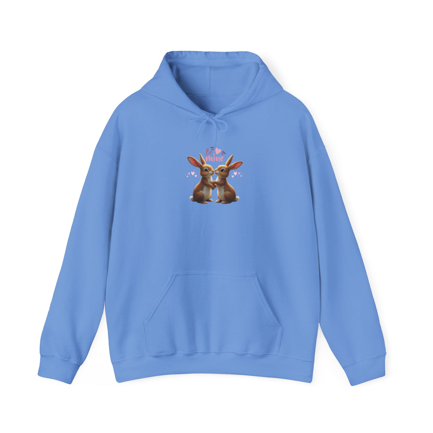 Bunny Love Be Mine Valentines Day Hoodie