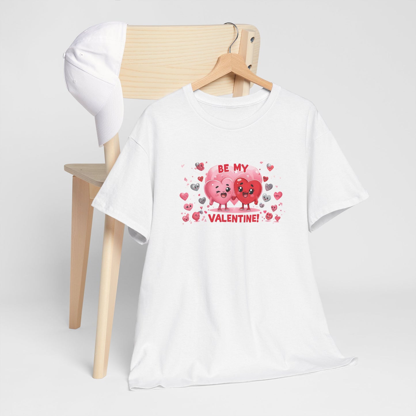 Valentines Day Candy Hearts T-Shirt Cotton Shirt