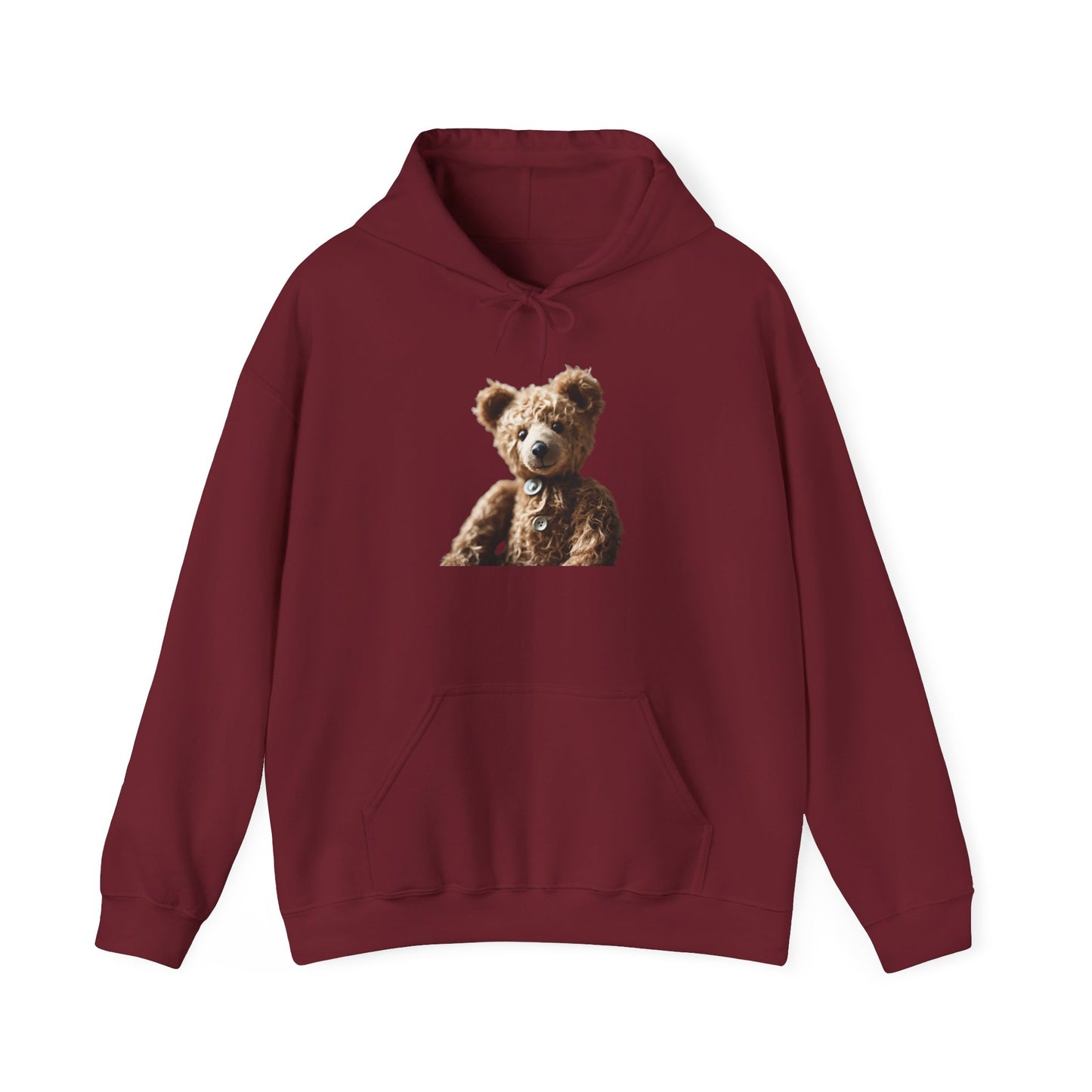 Vintage Classic Teddy Bear Cotton Hoodie Hooded Sweatshirt