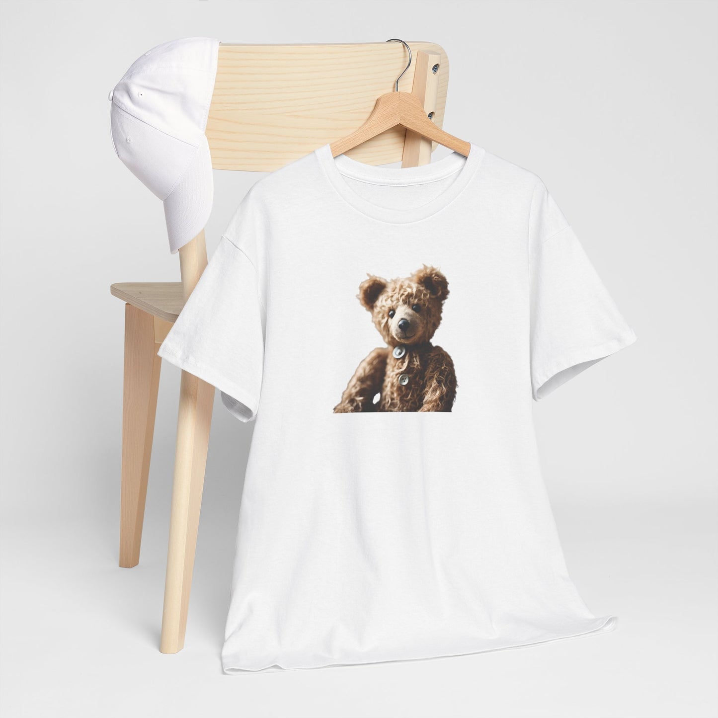 Vintage Classic Teddy Bear Cotton T-Shirt
