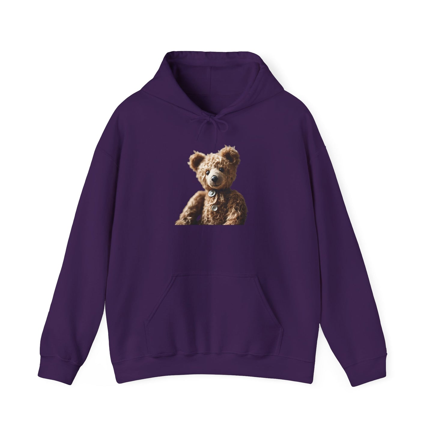 Vintage Classic Teddy Bear Cotton Hoodie Hooded Sweatshirt