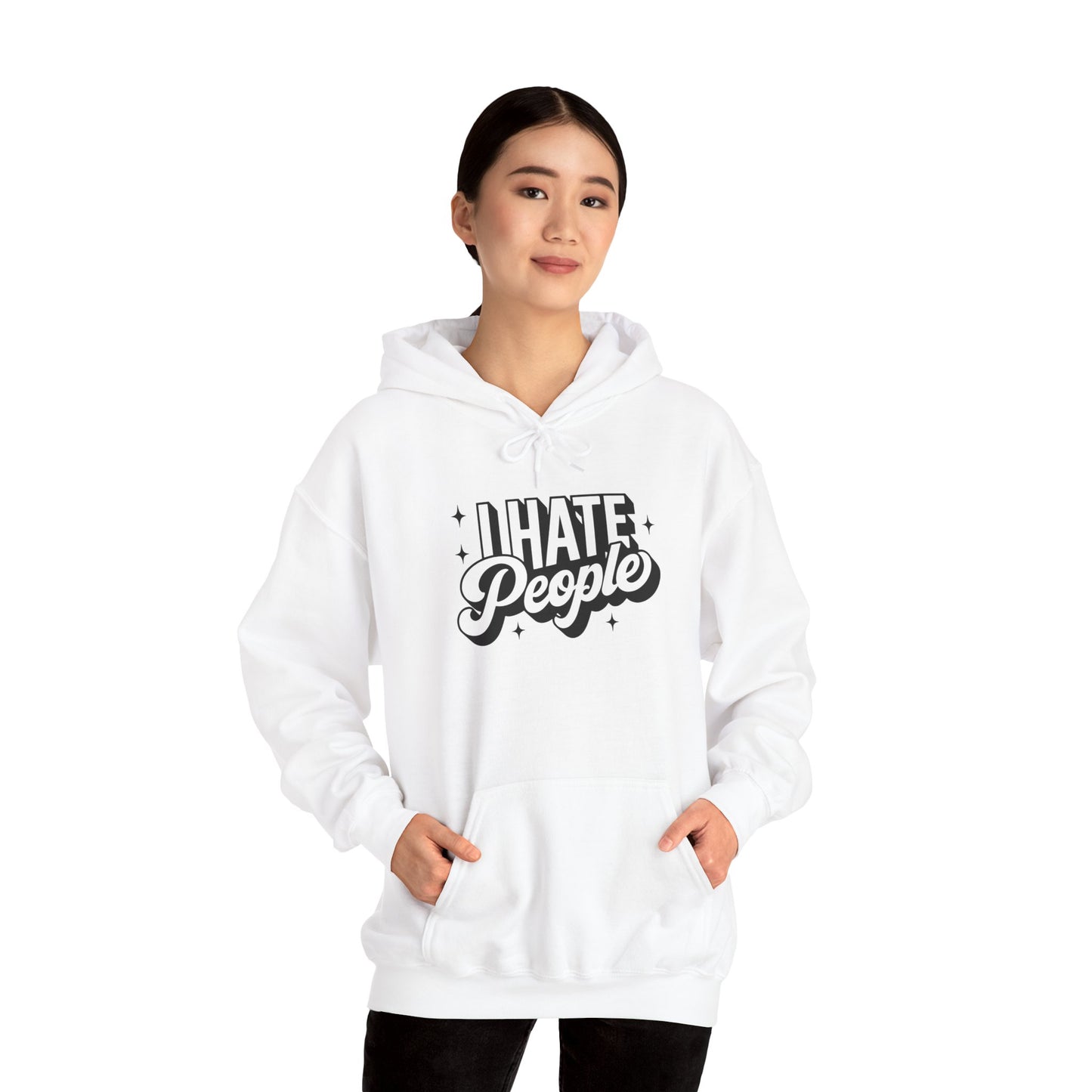 Sarcastic Hoodie I Hate People Valentine Gift Hooded Sweatshirt