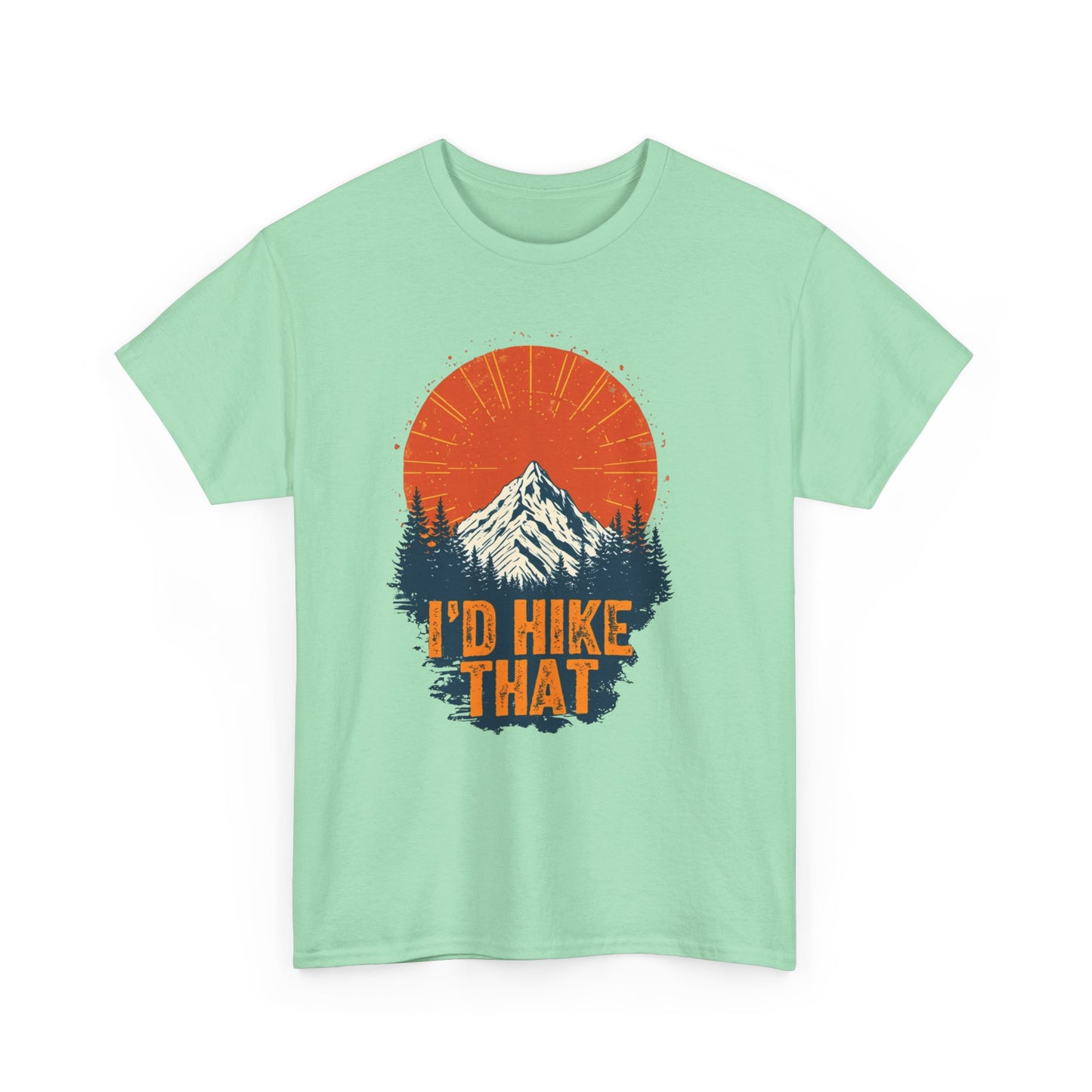 Id Hike That Unisex Heavy Cotton Tee