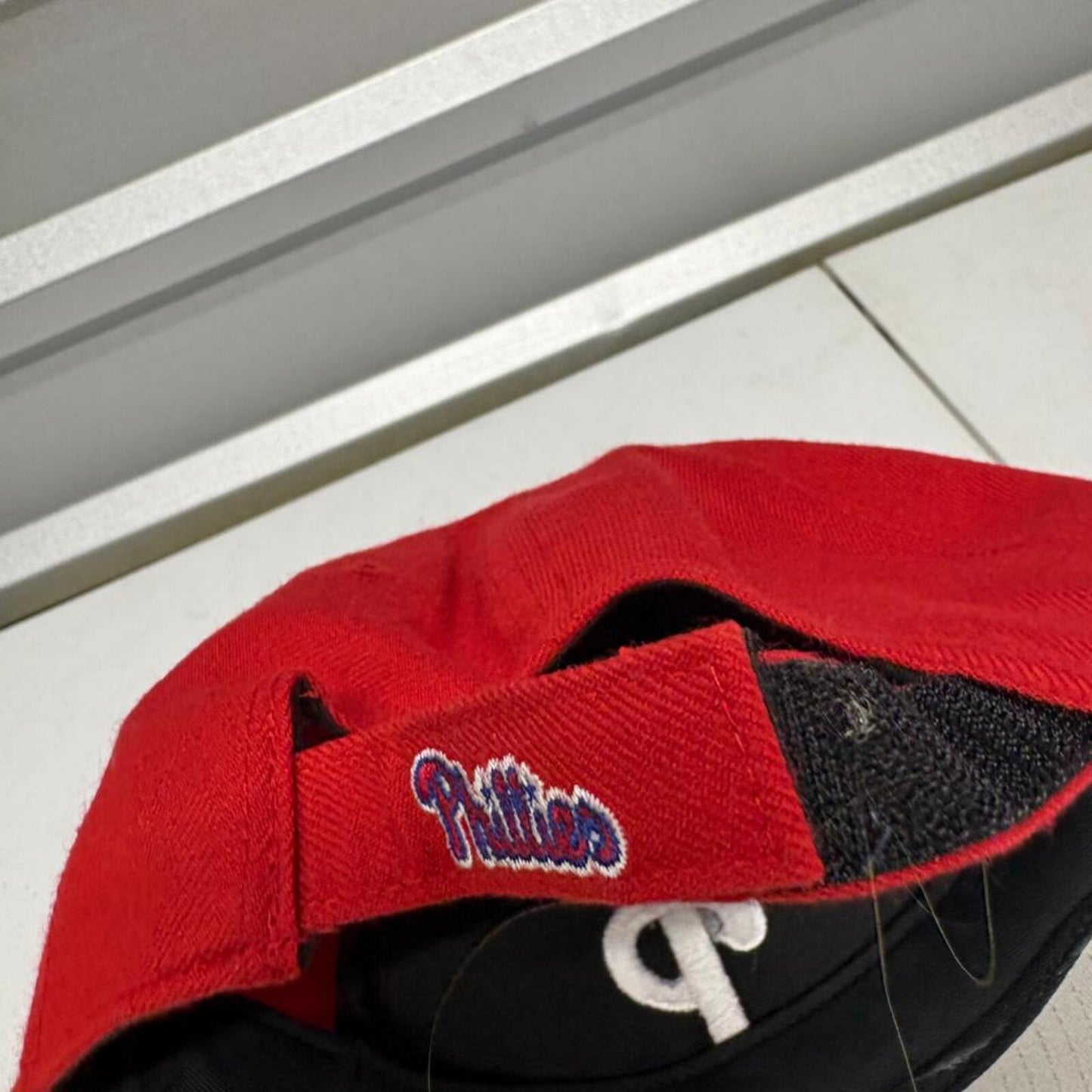 Philadelphia Phillies 47 Brand MVP Hat Mens Red Adjustable Strapback MLB Cap