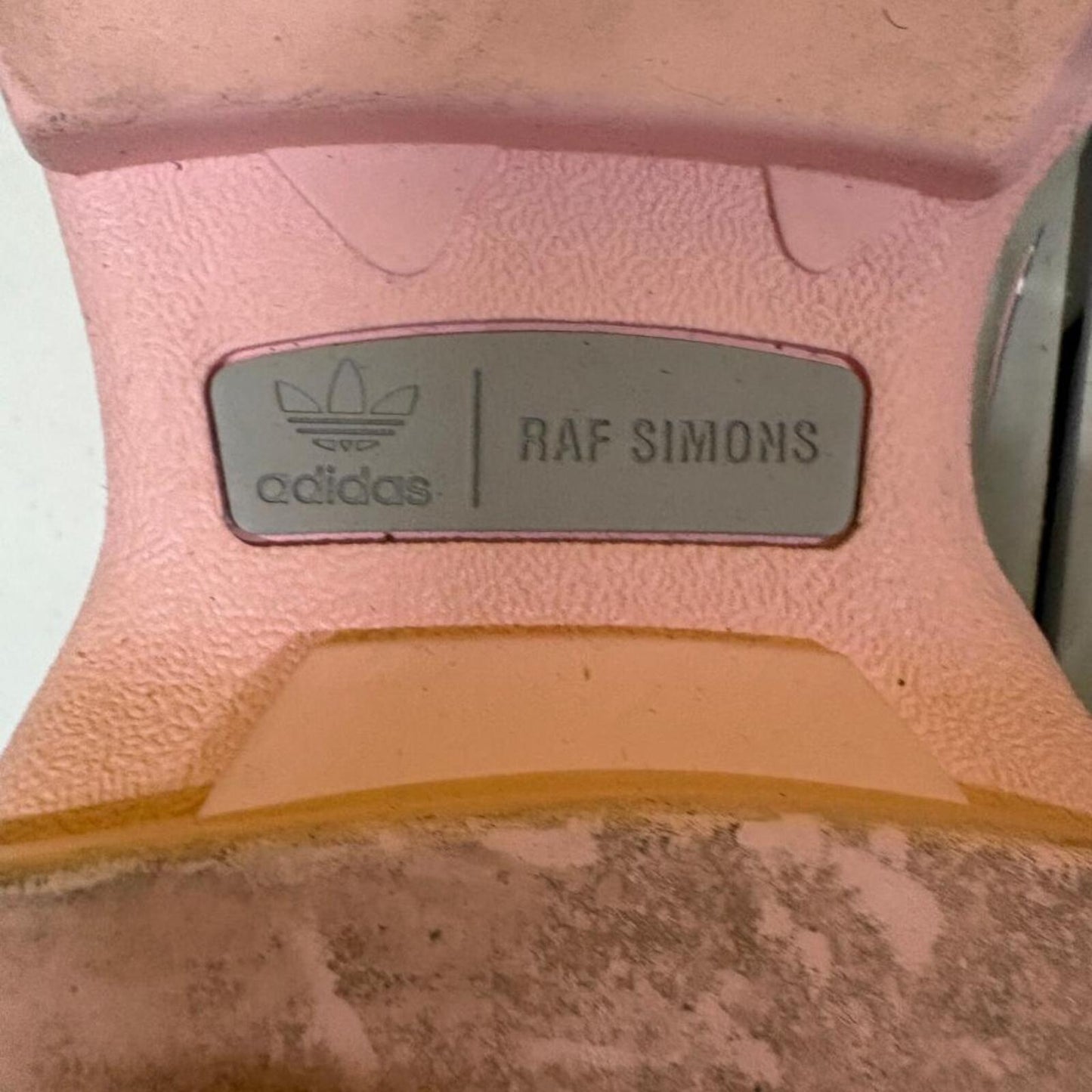 Adidas Raf Simons Detroit Runner Mens Size 11 Olive Green Pink Chrome F34244