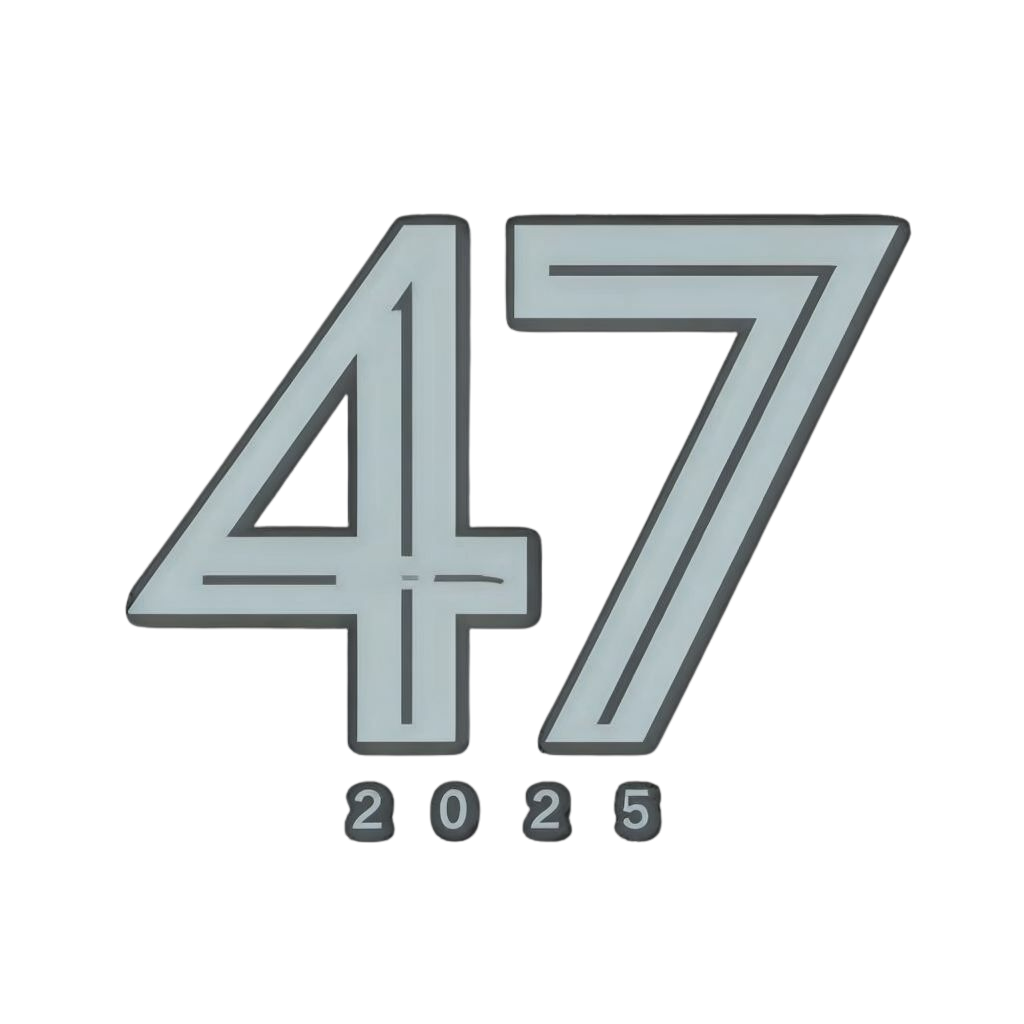 President 47 Year 2025 Flat Bill Snapback