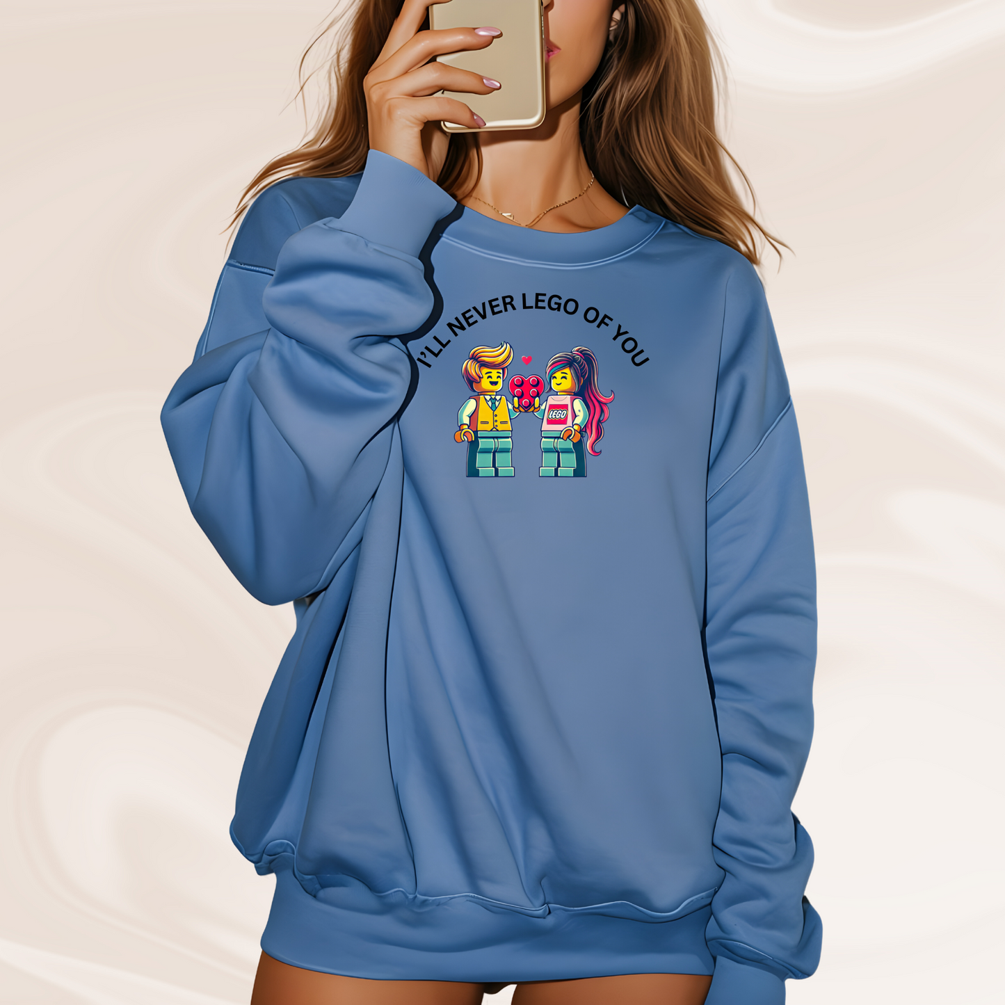 Ill Never Let go Valentines Day Unisex Heavy Blend™ Crewneck Sweatshirt