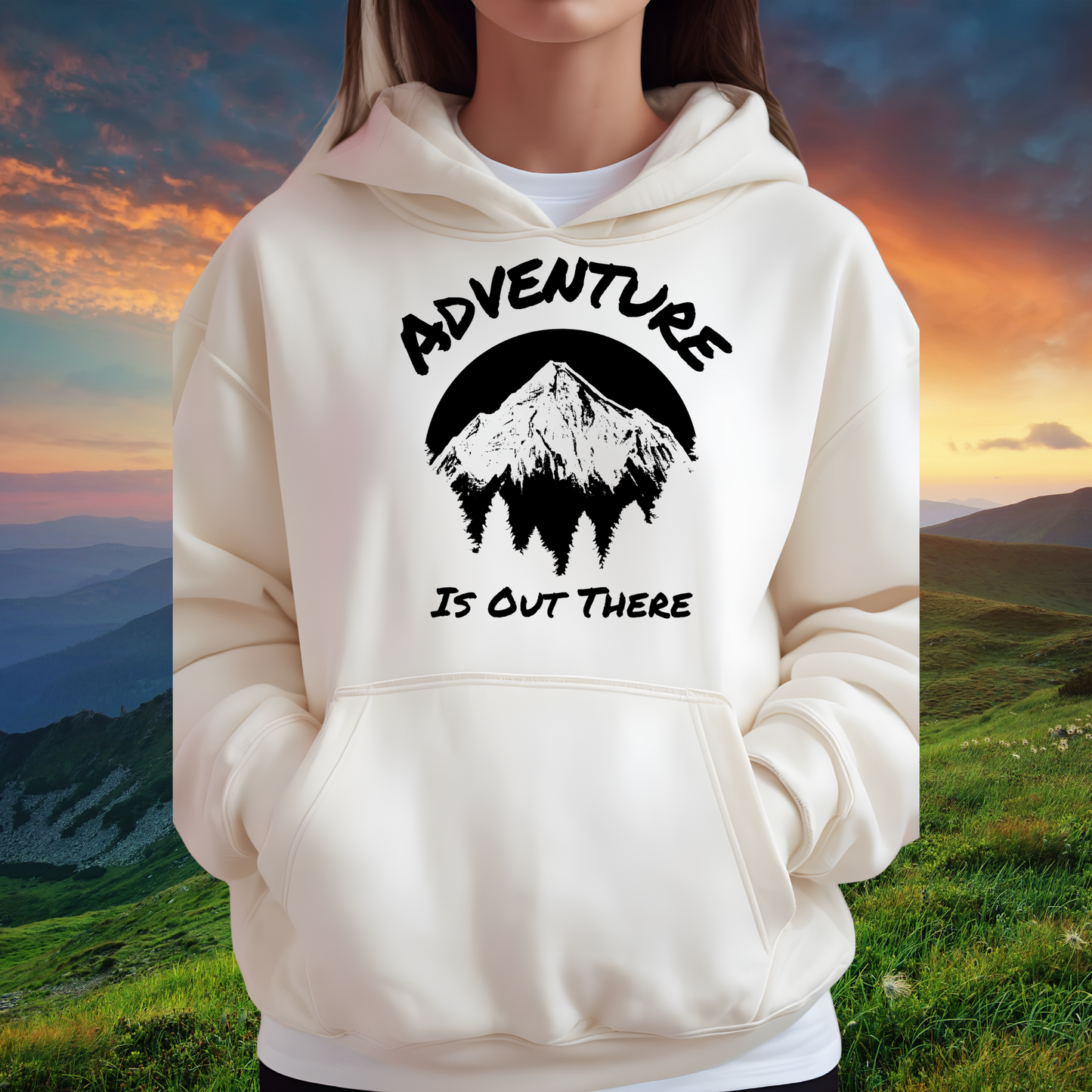 Hoodie Hooded Sweatshirt Adventure Is Out There