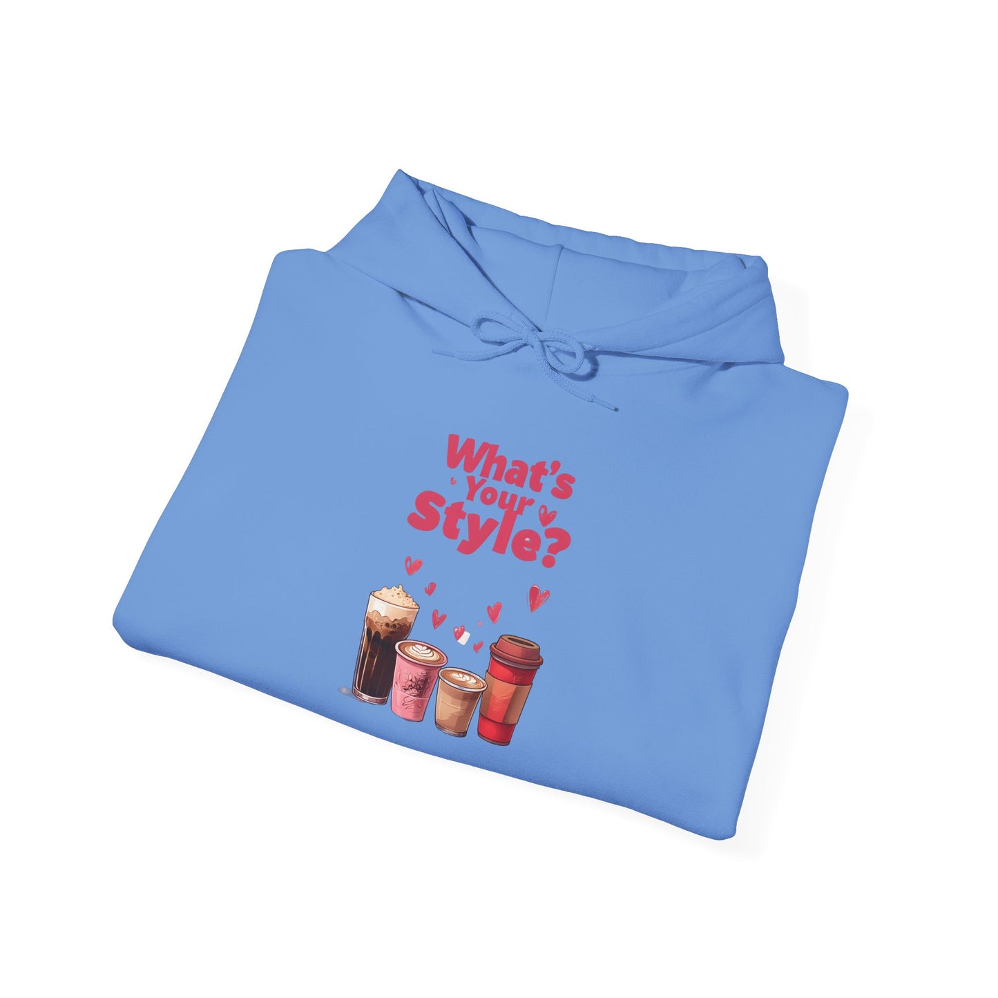 What's Your Style Coffee Hearts Valentines Day Coffee Hoodie