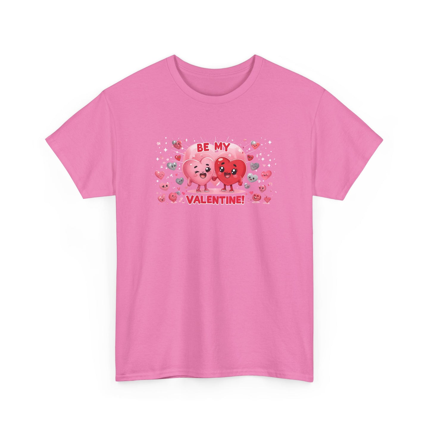 Valentines Day Candy Hearts T-Shirt Cotton Shirt