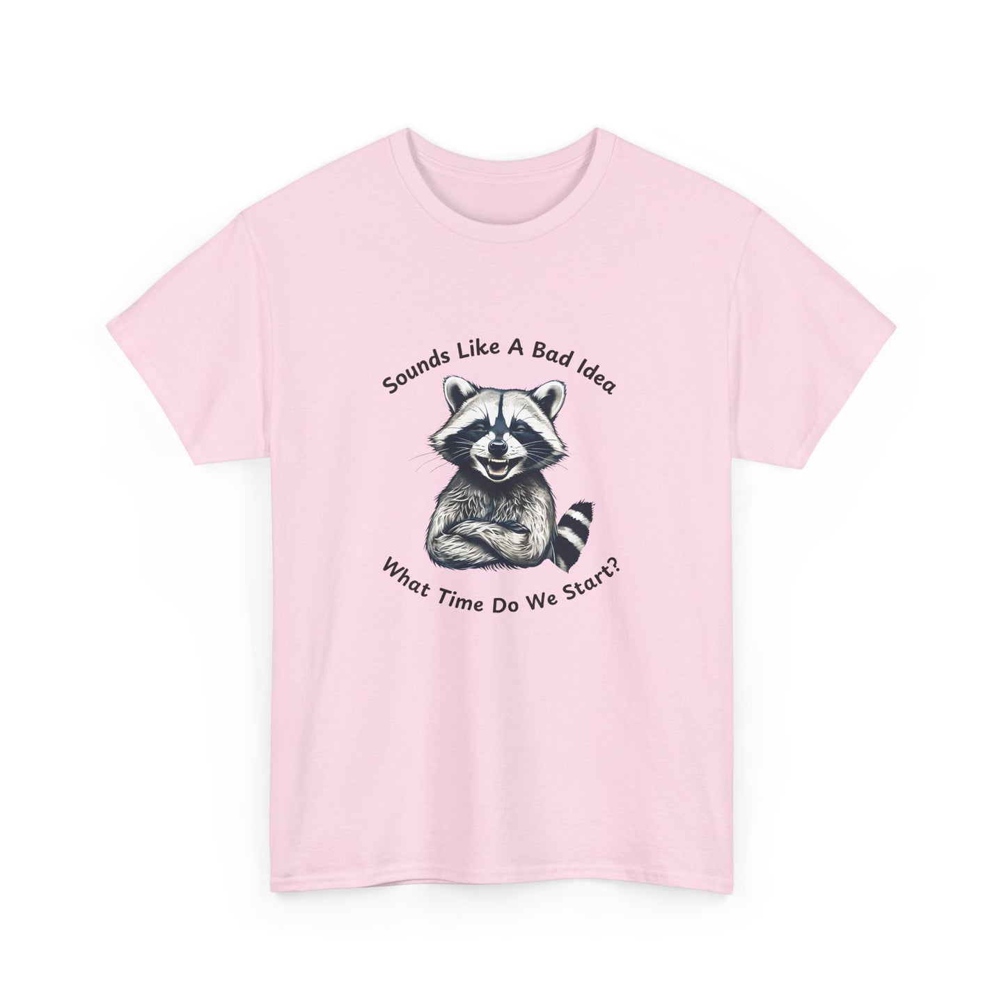 Vintage T-Shirt Raccoon Sounds Like A Bad Idea Shirt Tee