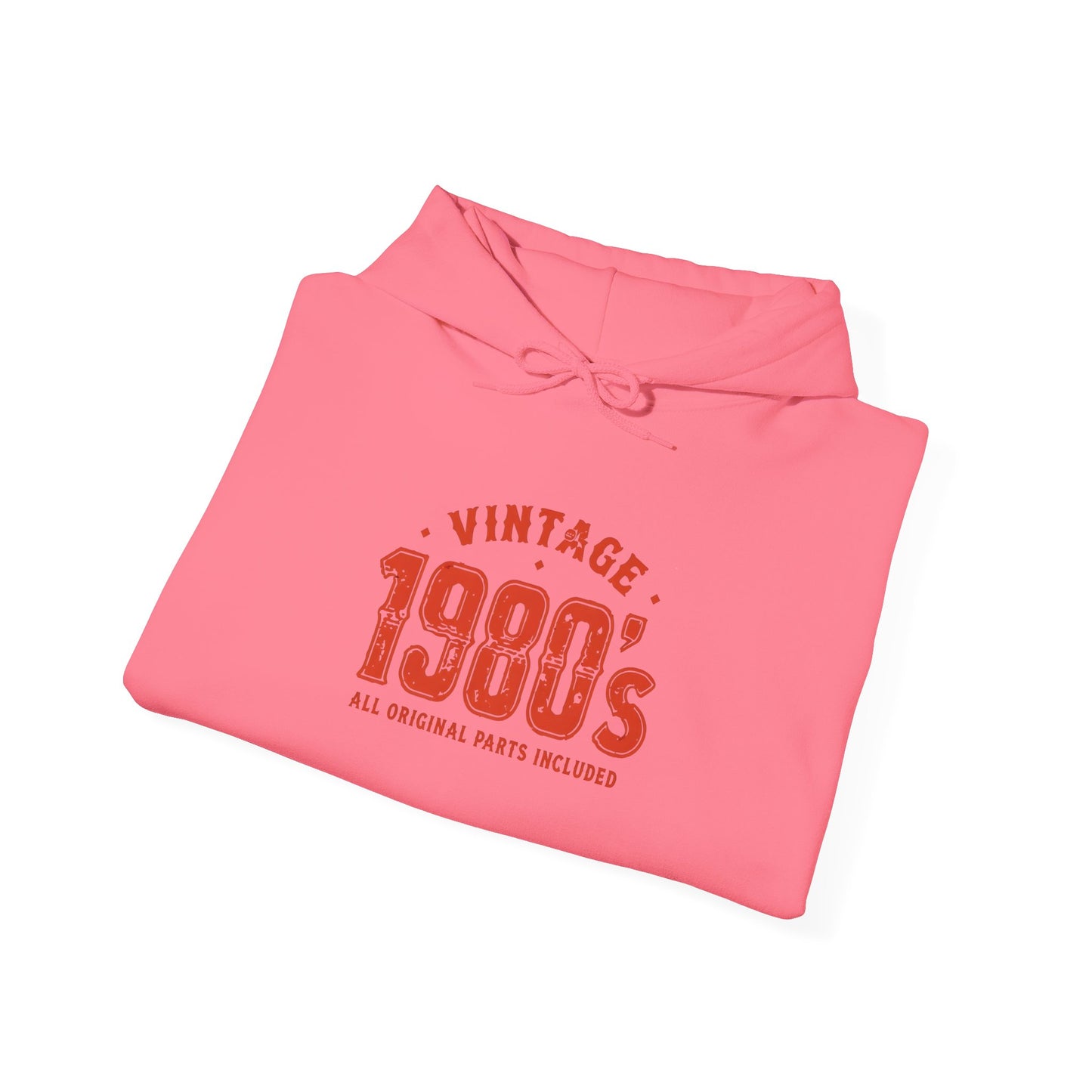 Vintage Retro 1980 Style Hooded Sweatshirt