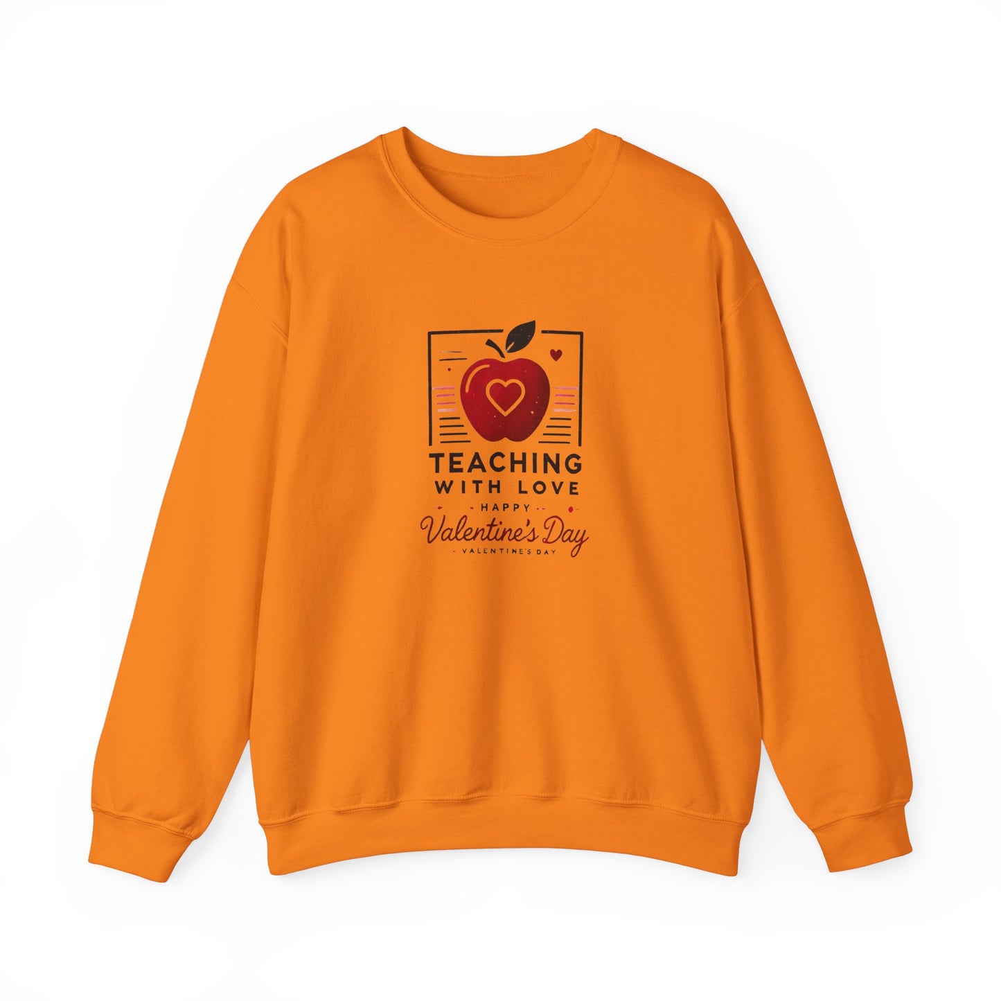 Teacher with Love Valentines Day Sweatshirt