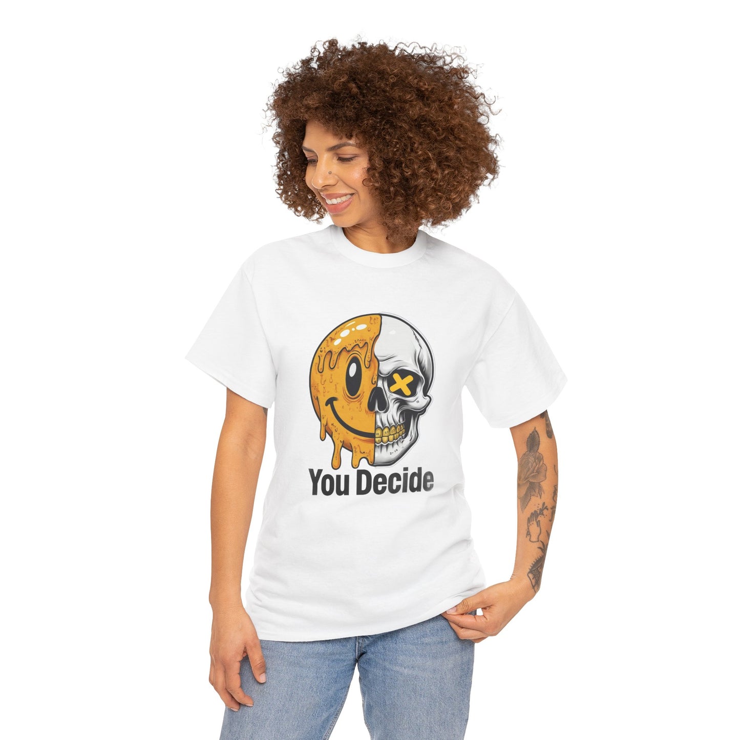 You Decide Unisex Heavy Cotton Tee Printify