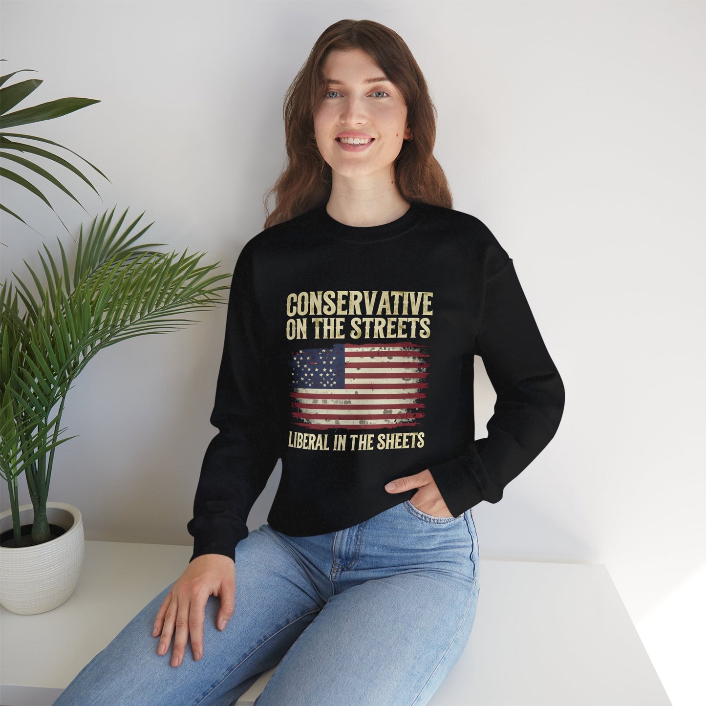 Political Sweatshirt Conservative Liberal Gift Shirt
