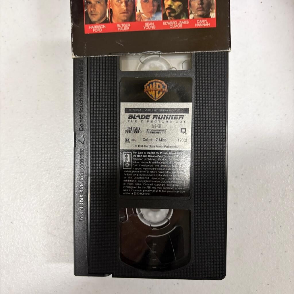 Blade Runner VHS The Directors Cut Special Widescreen Edition Harrison Ford