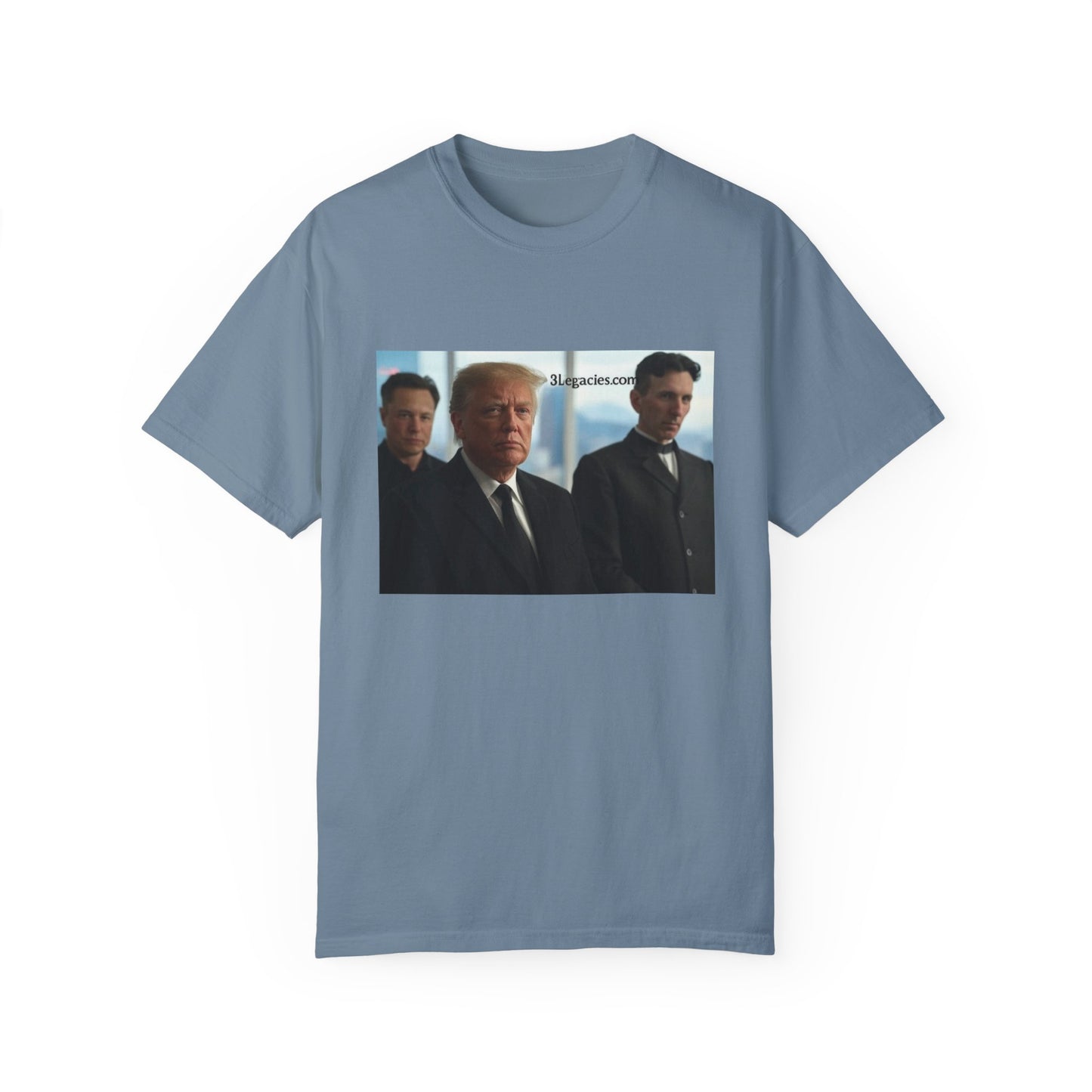 Unisex T-Shirt 3 Legacies Trump Musk Tesla Graphic Tee
