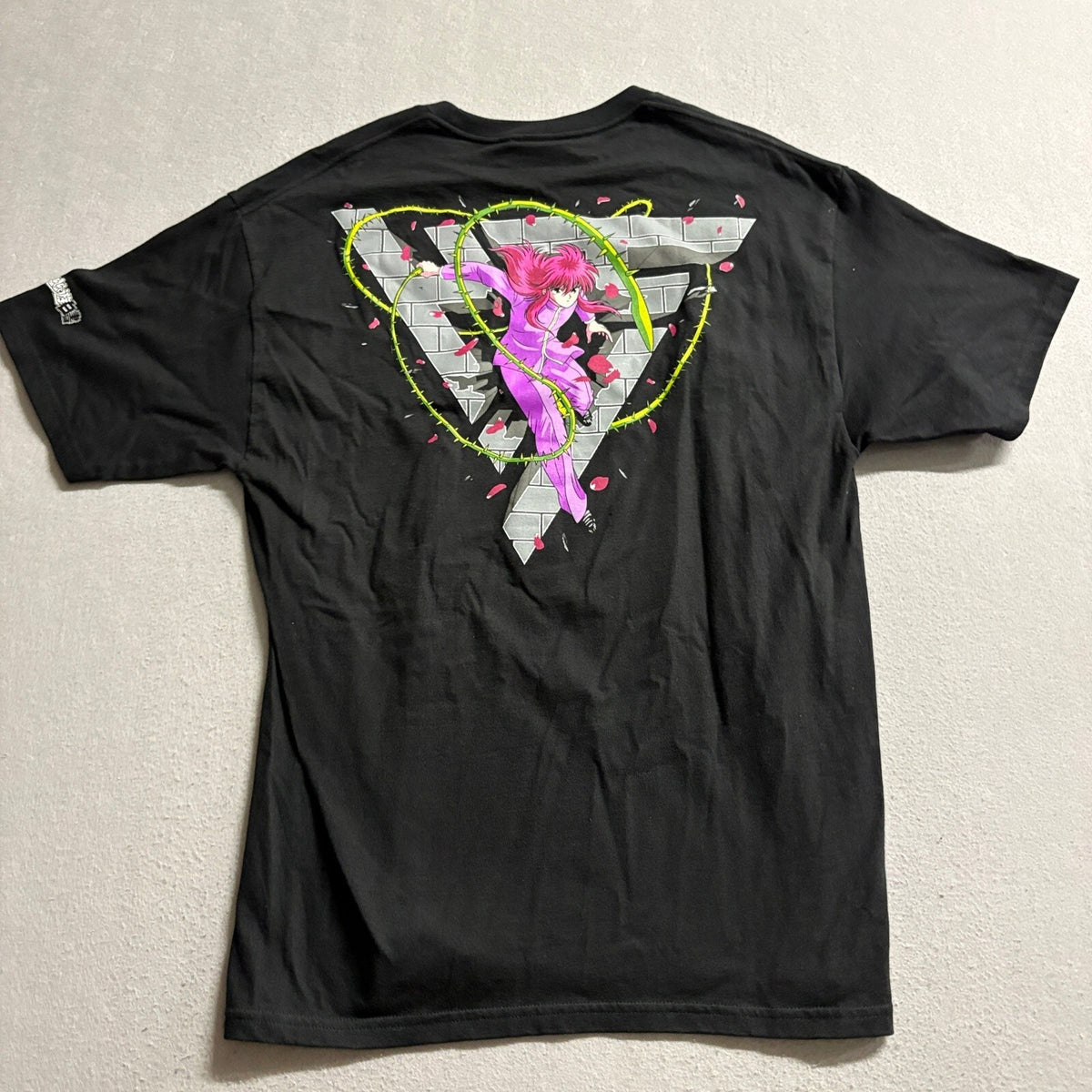 Hypland x Yu Yu Hakusho Kurama Graphic T-Shirt Mens Large Black Anime Tee