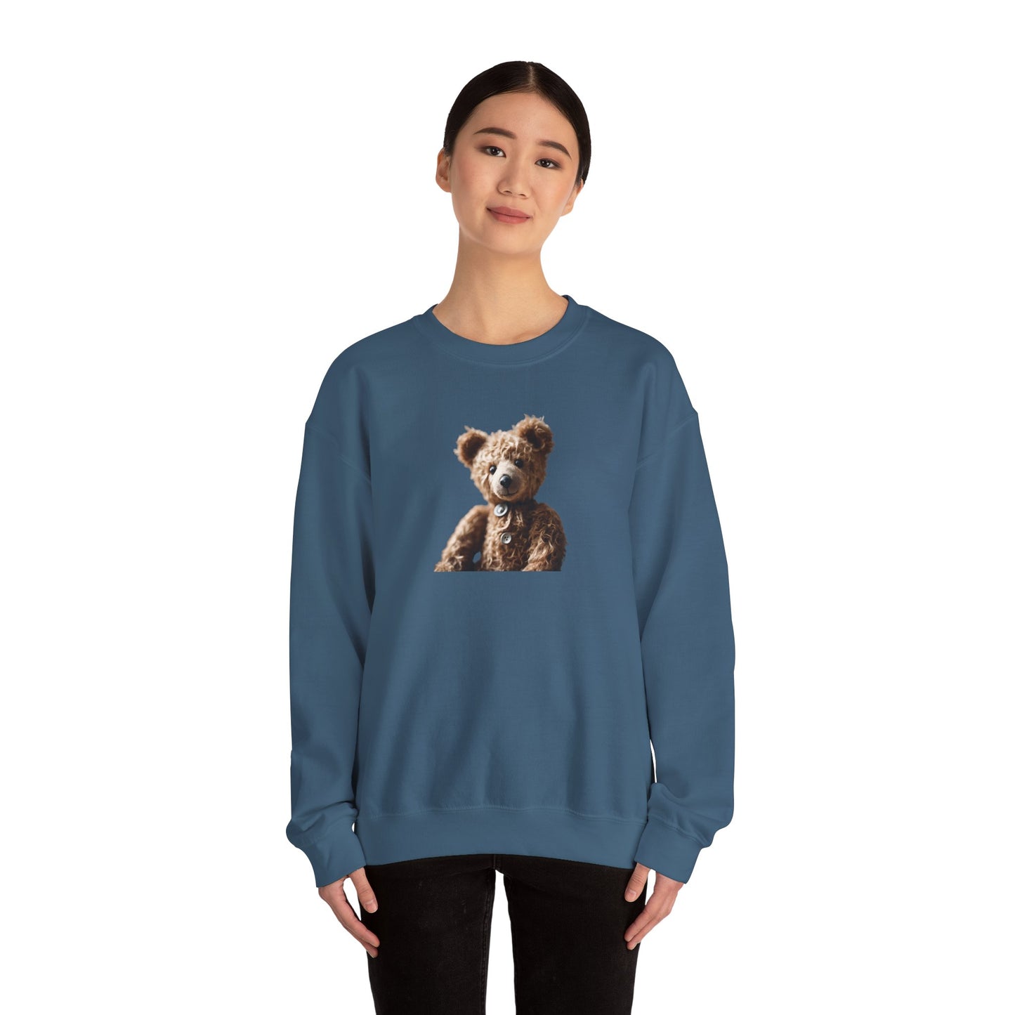 Vintage Classic Teddy Bear Cotton Sweatshirt