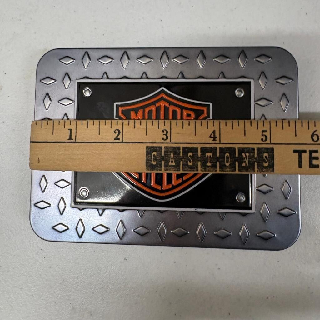 Harley-Davidson Playing Cards Double Deck Set in Diamond Plate Metal Tin 2004