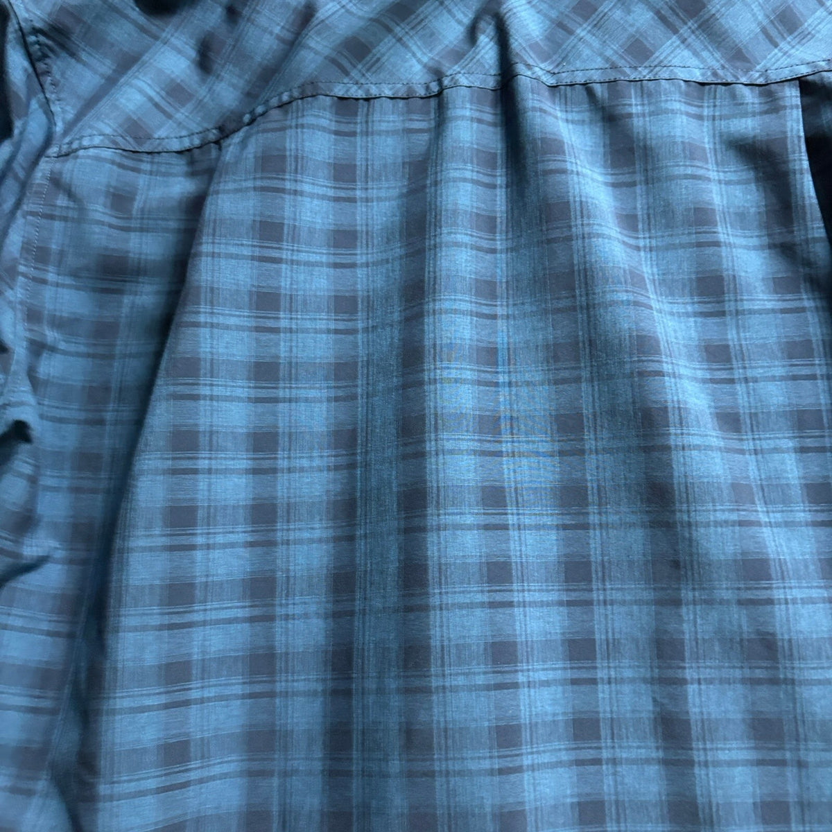 Orvis Plaid Button Down Shirt Mens XXL Blue Short Sleeve Classic Collection