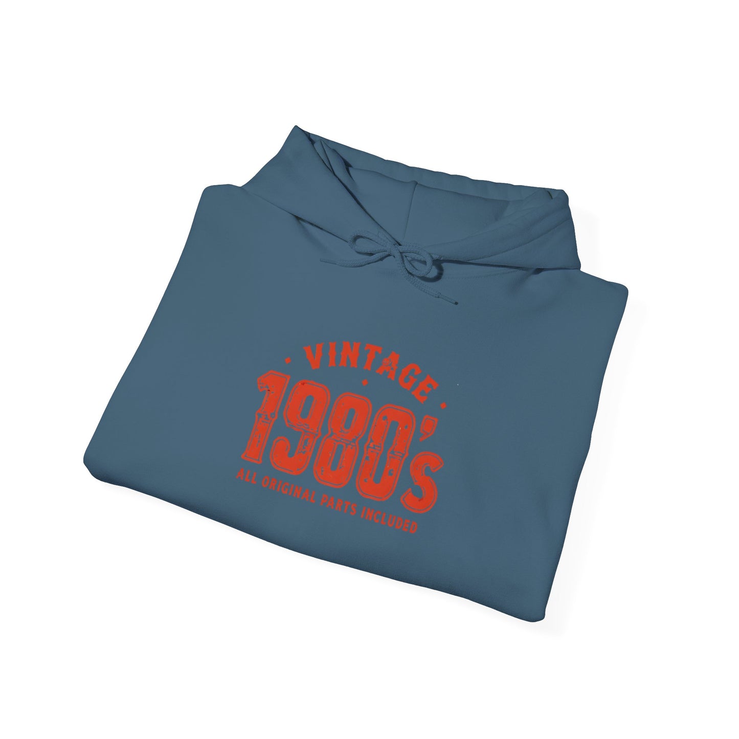 Vintage Retro 1980 Style Hooded Sweatshirt