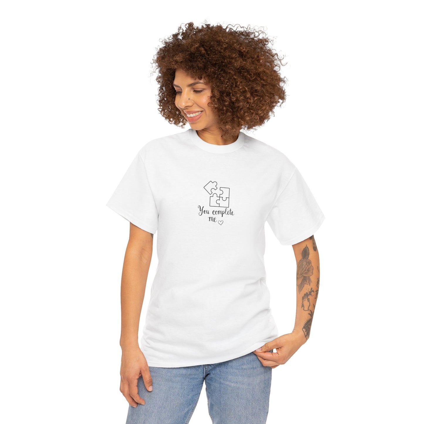 You Complete Me Valentine Day Cotton t-Shirt