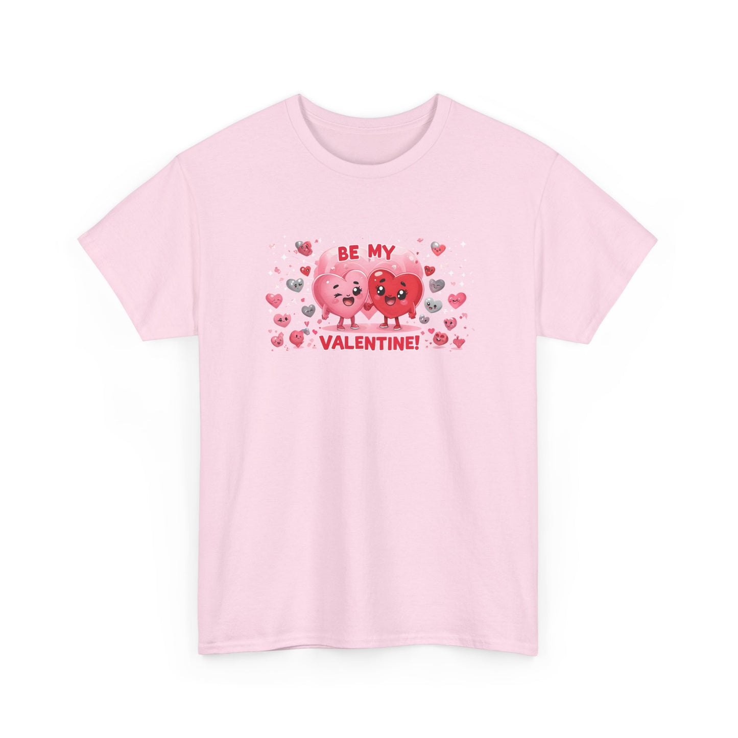Valentines Day Candy Hearts T-Shirt Cotton Shirt