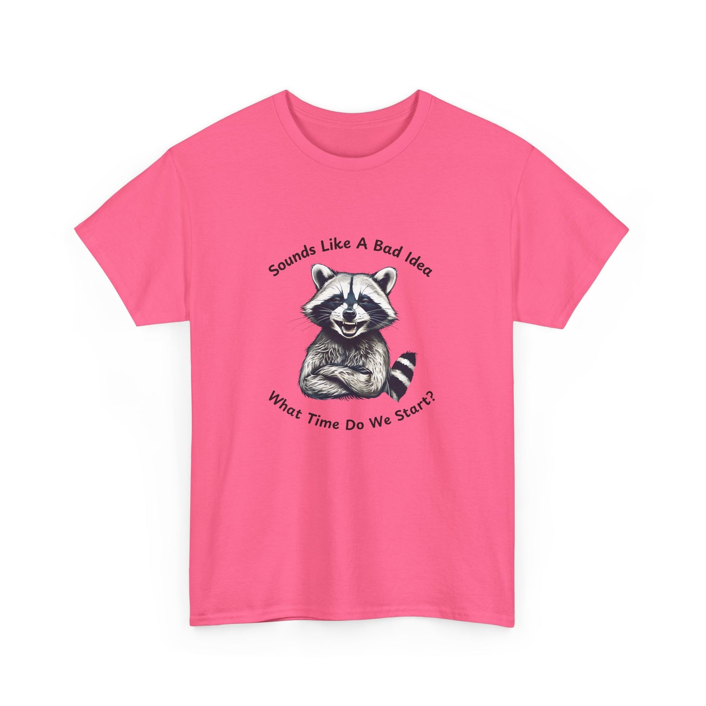 Vintage T-Shirt Raccoon Sounds Like A Bad Idea Shirt Tee
