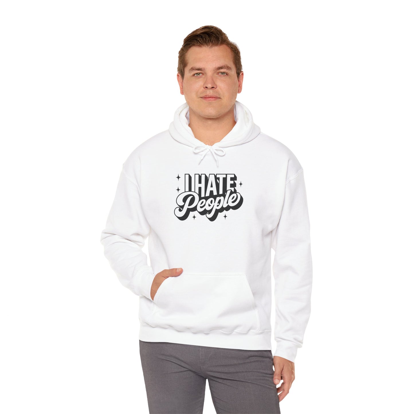 Sarcastic Hoodie I Hate People Valentine Gift Hooded Sweatshirt