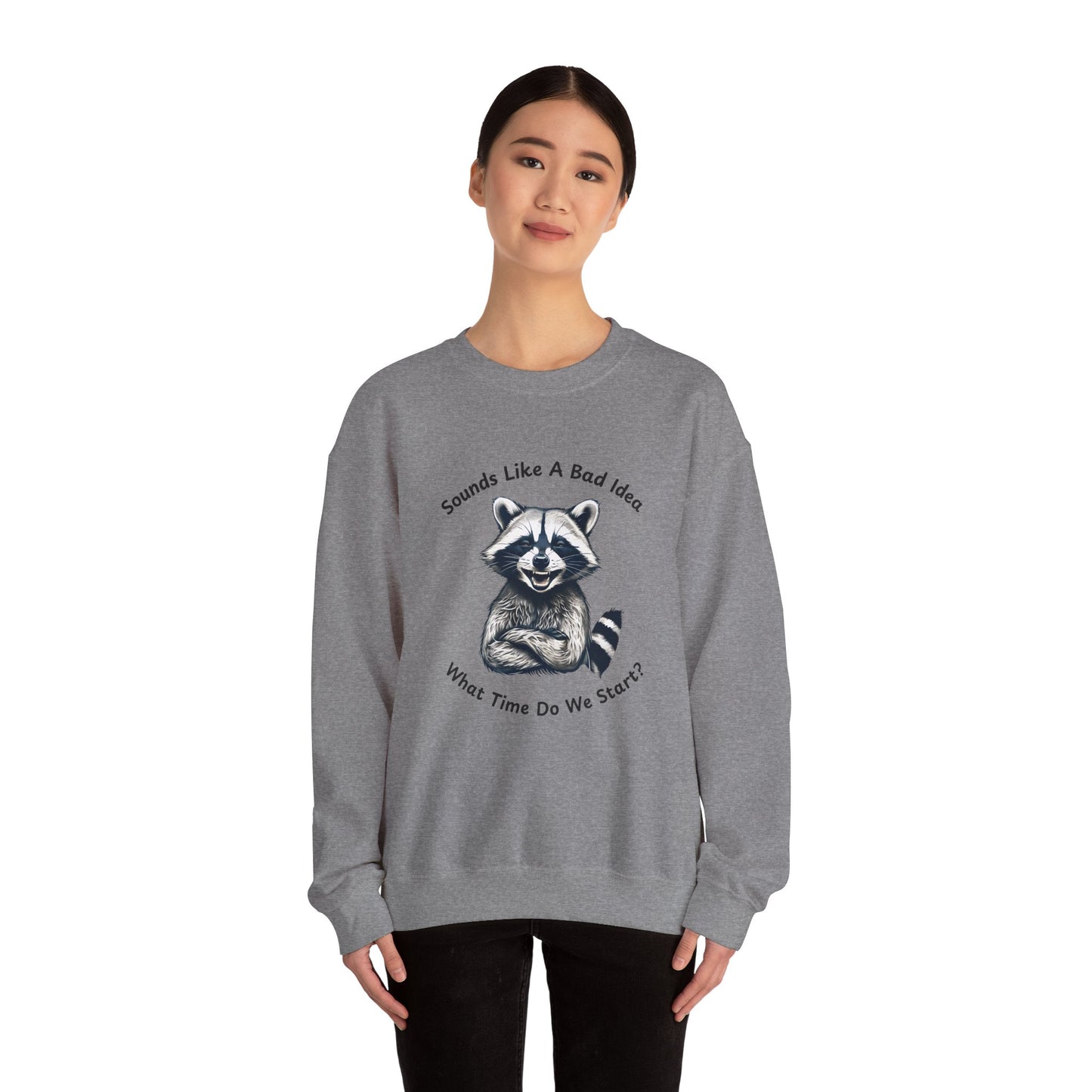 Vintage Sweatshirt Raccoon Sounds Like A Bad Idea