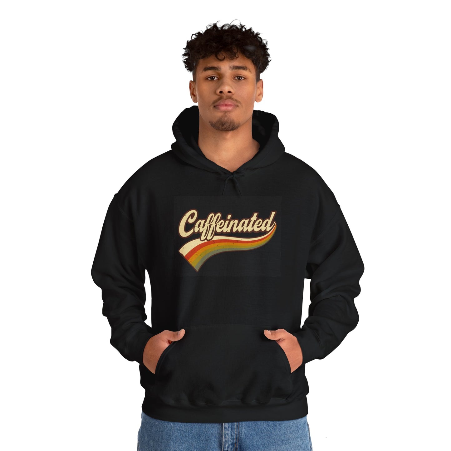 Unisex Heavy Blend™ Hooded Sweatshirt Caffeinated Printify