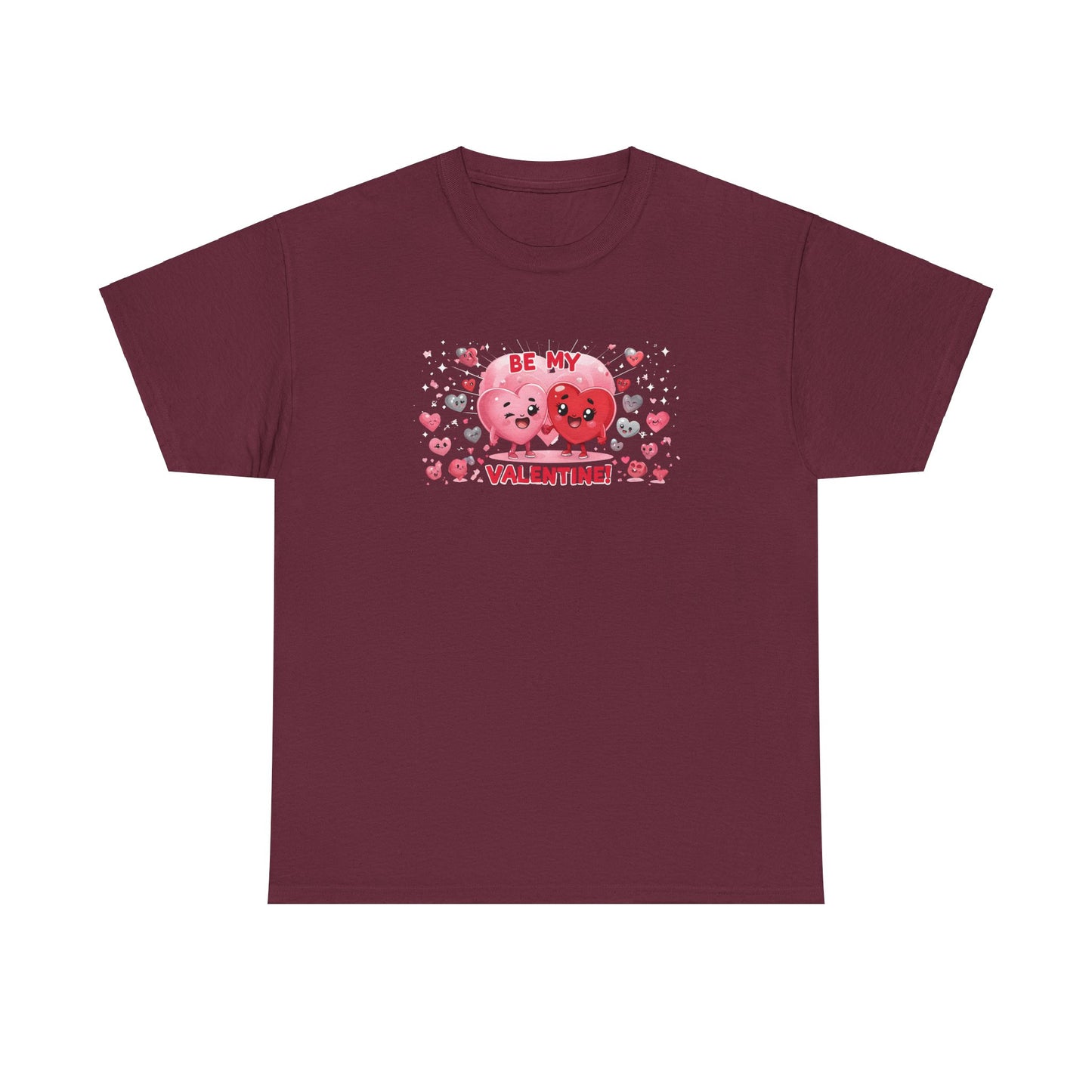 Valentines Day Candy Hearts T-Shirt Cotton Shirt