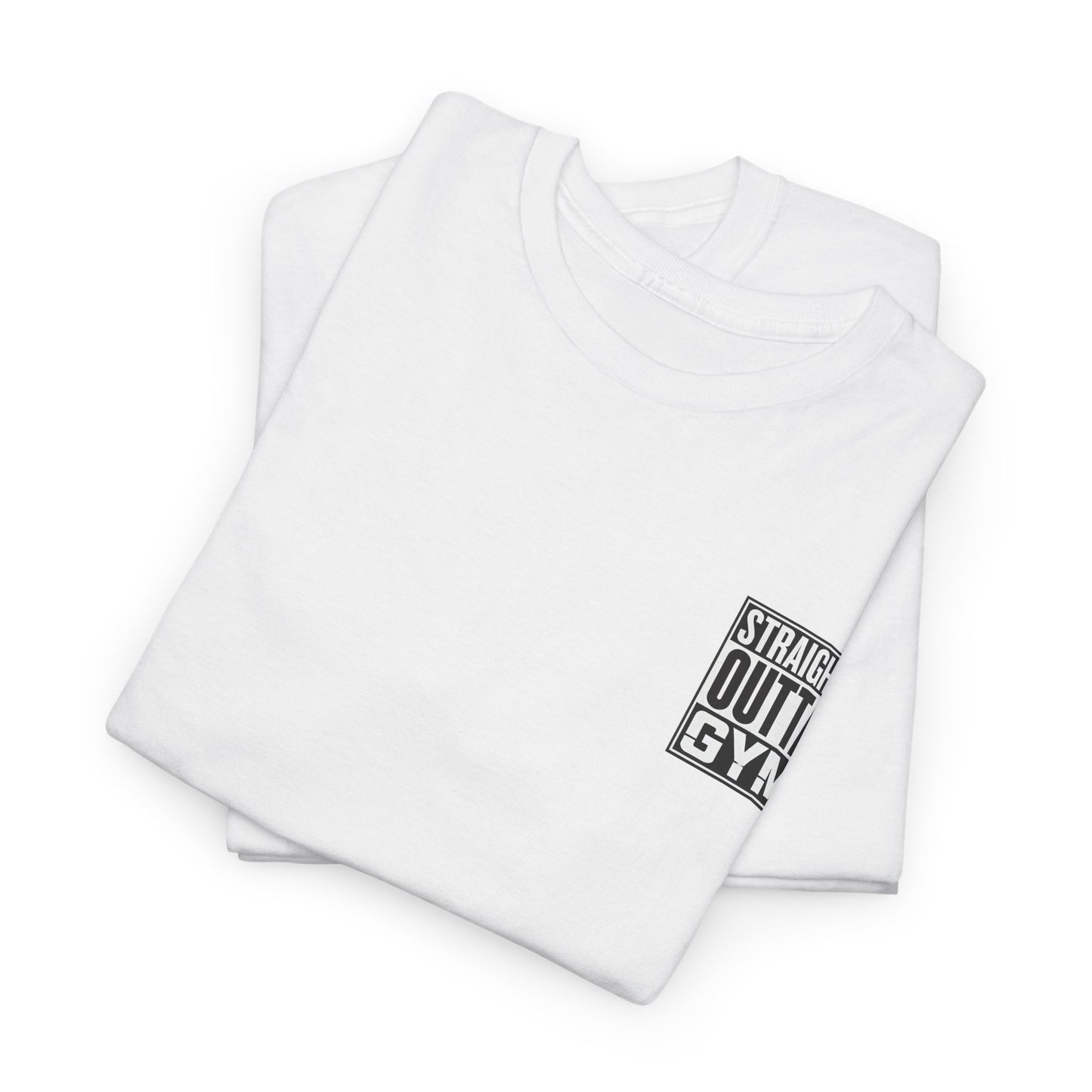 Straight Outta Gym Workout Motivational T-Shirt Cotton Tee