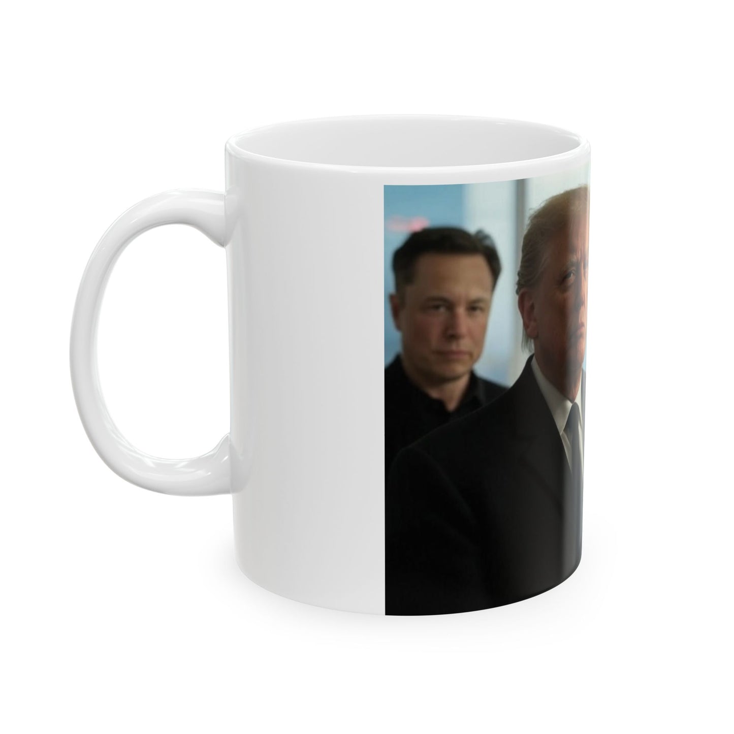 Coffee Mug - Trump Musk and Tesla Design 11oz/15oz