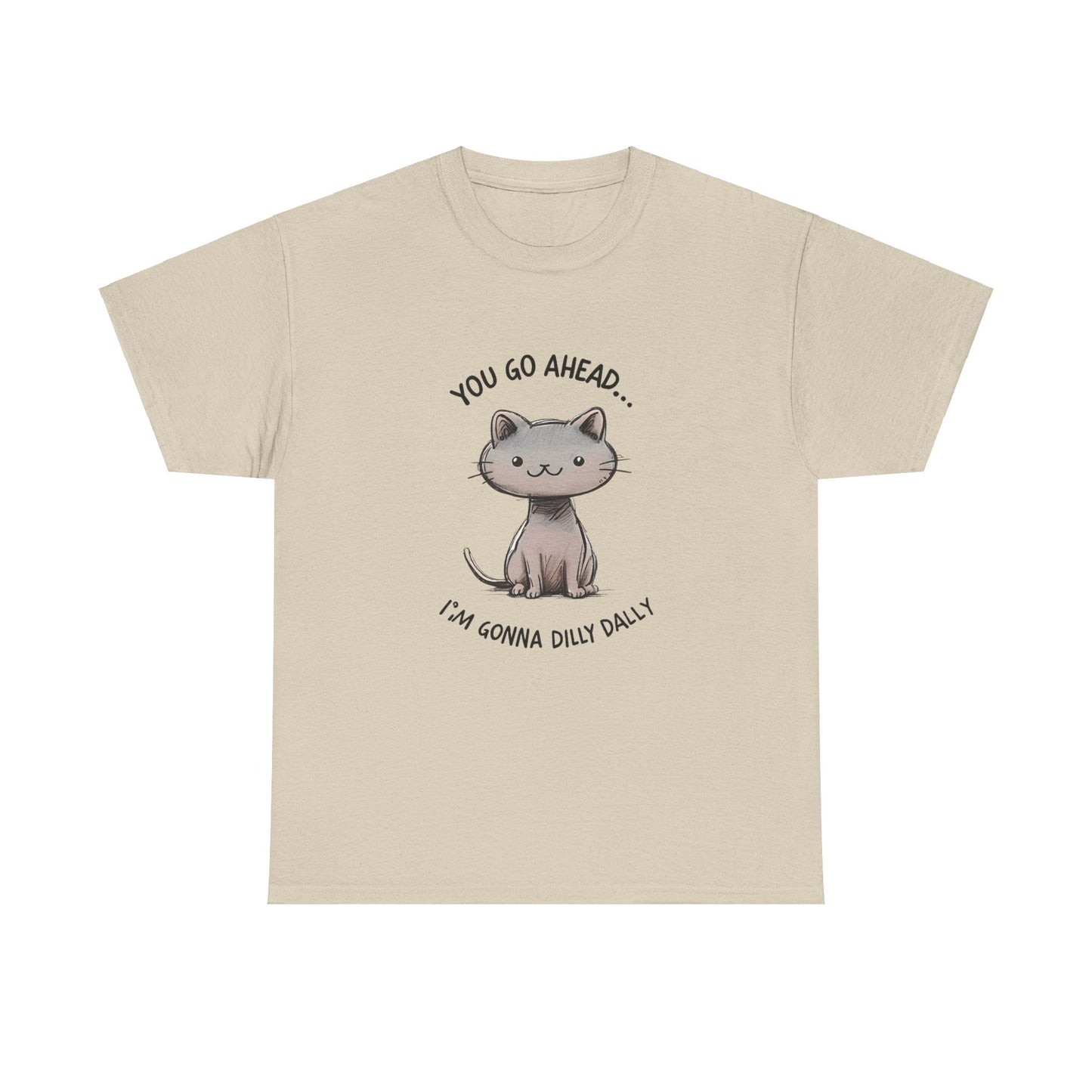 T-Shirt Fun Cat Dilly Dally
