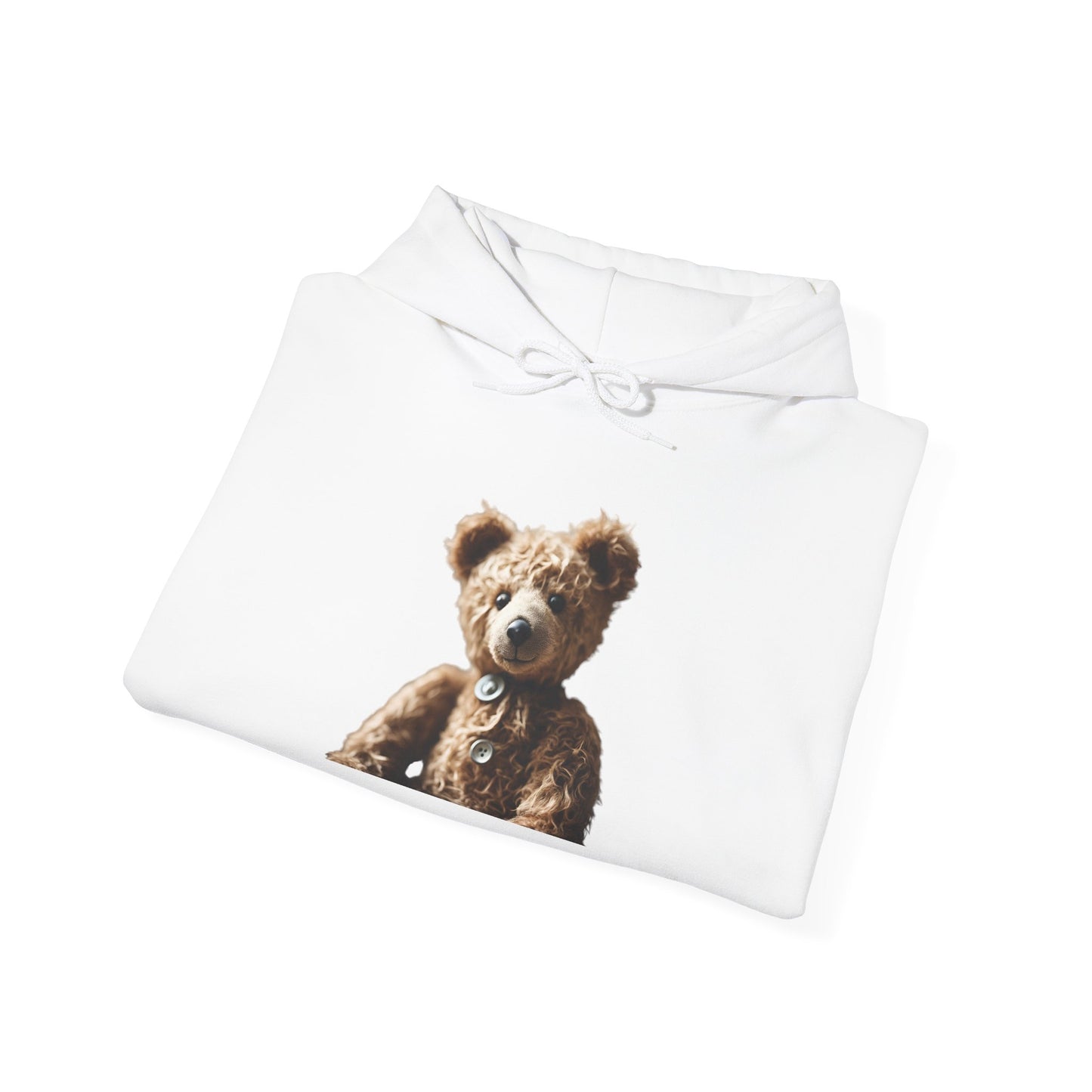 Vintage Classic Teddy Bear Cotton Hoodie Hooded Sweatshirt