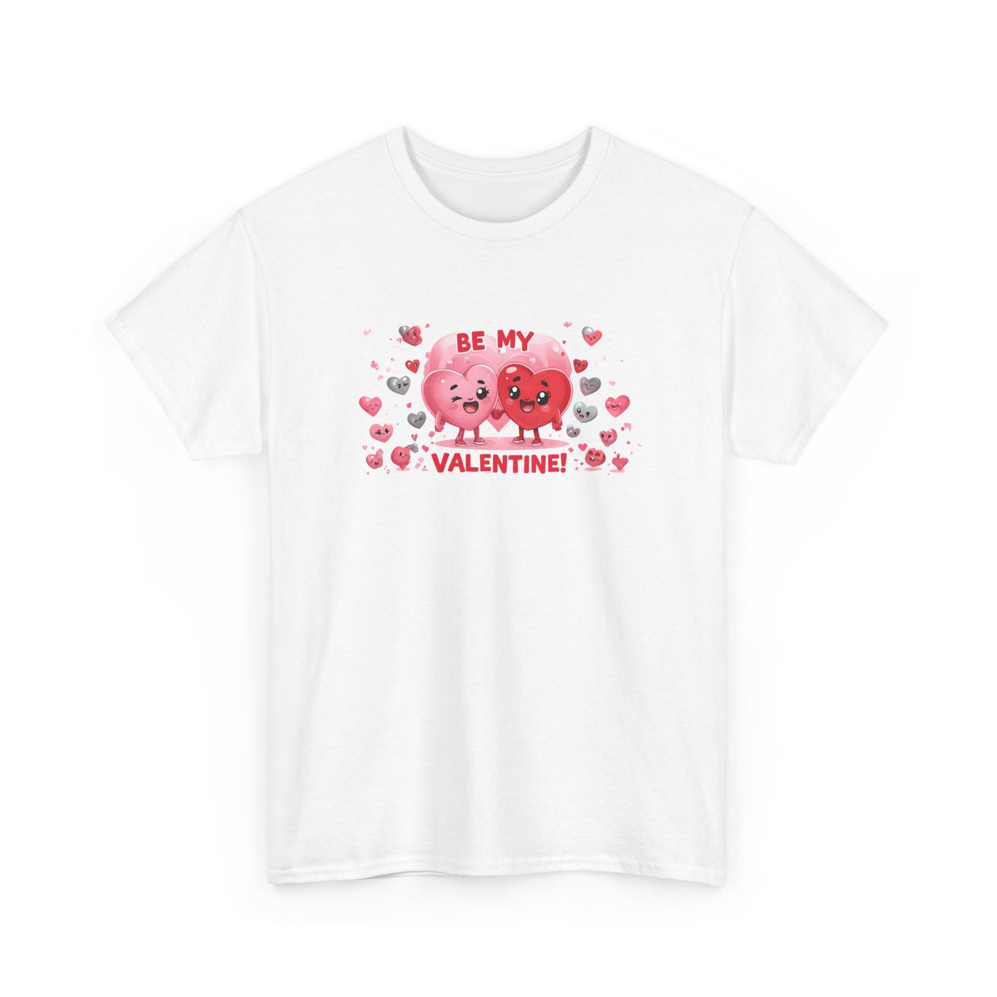 Valentines Day Candy Hearts T-Shirt Cotton Shirt