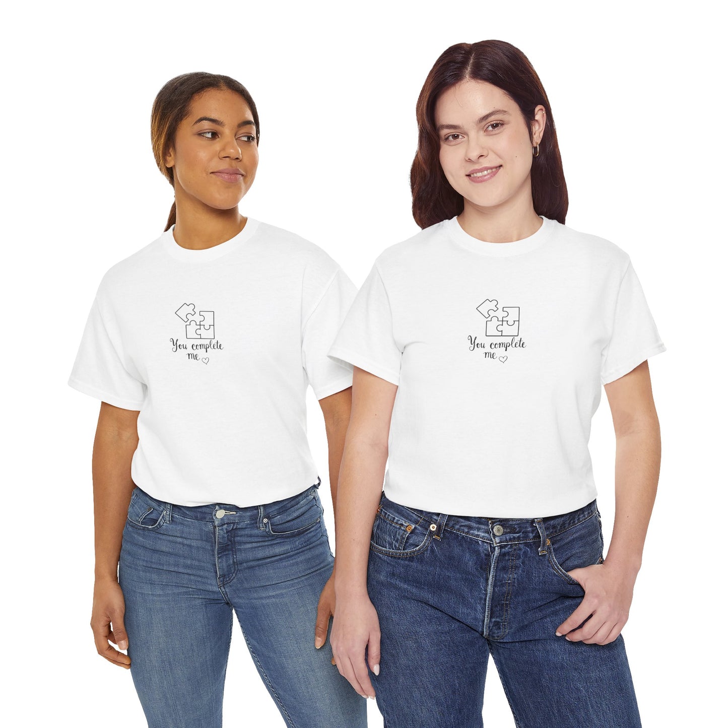 You Complete Me Valentine Day Cotton t-Shirt