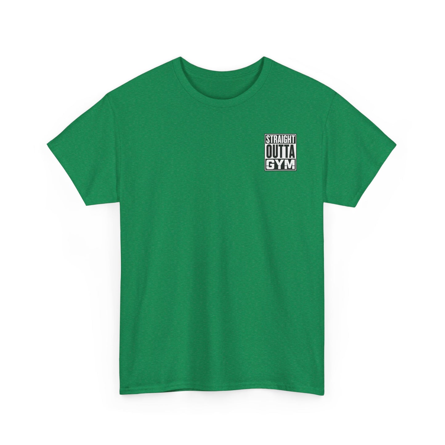 Straight Outta Gym Workout Motivational T-Shirt Cotton Tee