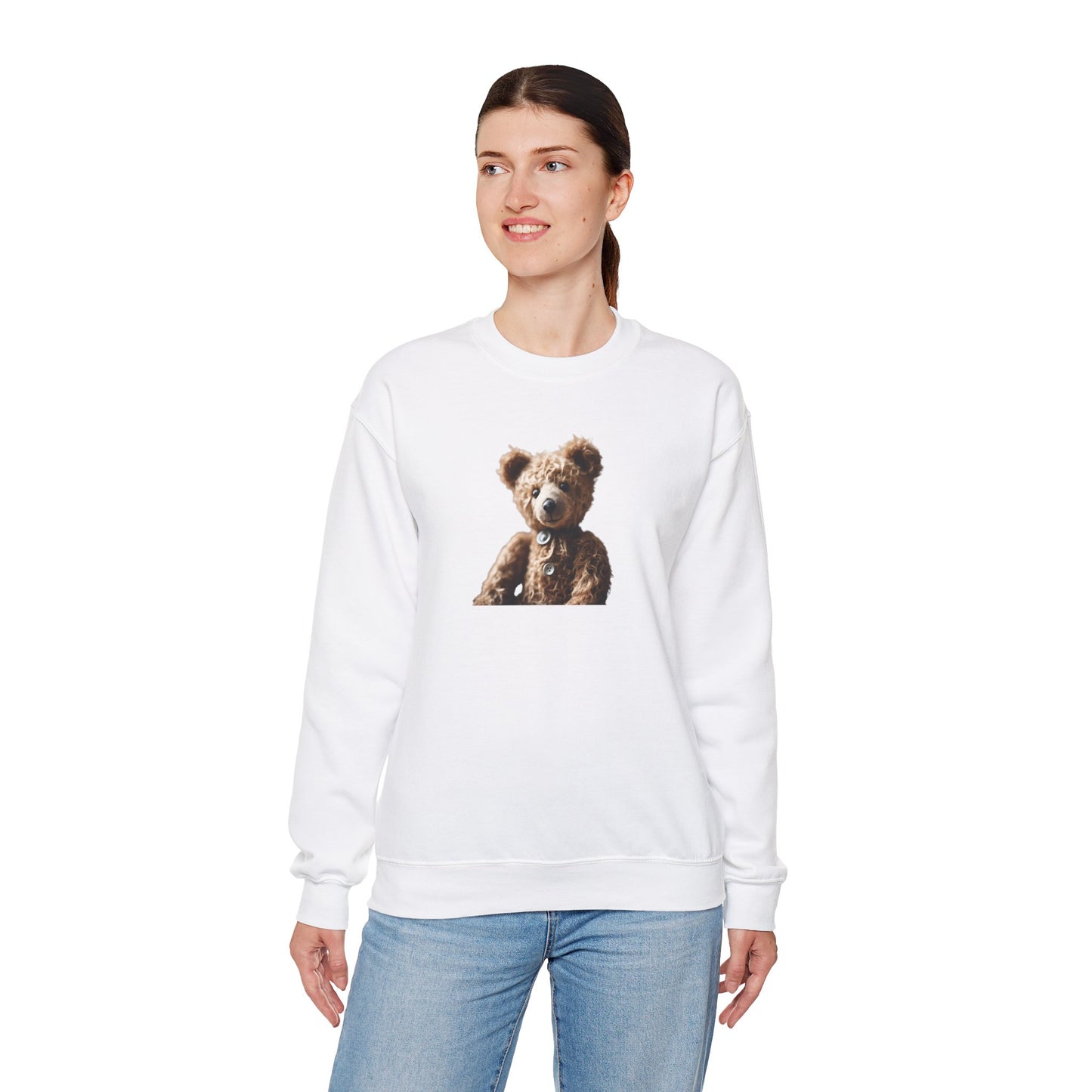 Vintage Classic Teddy Bear Cotton Sweatshirt