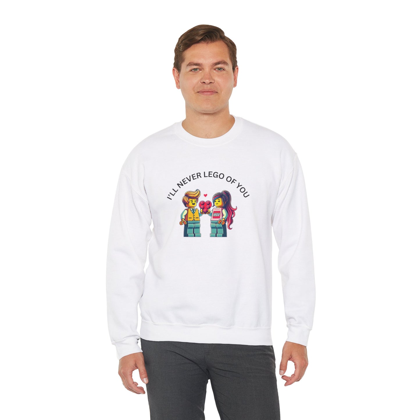 Ill Never Let go Valentines Day Unisex Heavy Blend™ Crewneck Sweatshirt