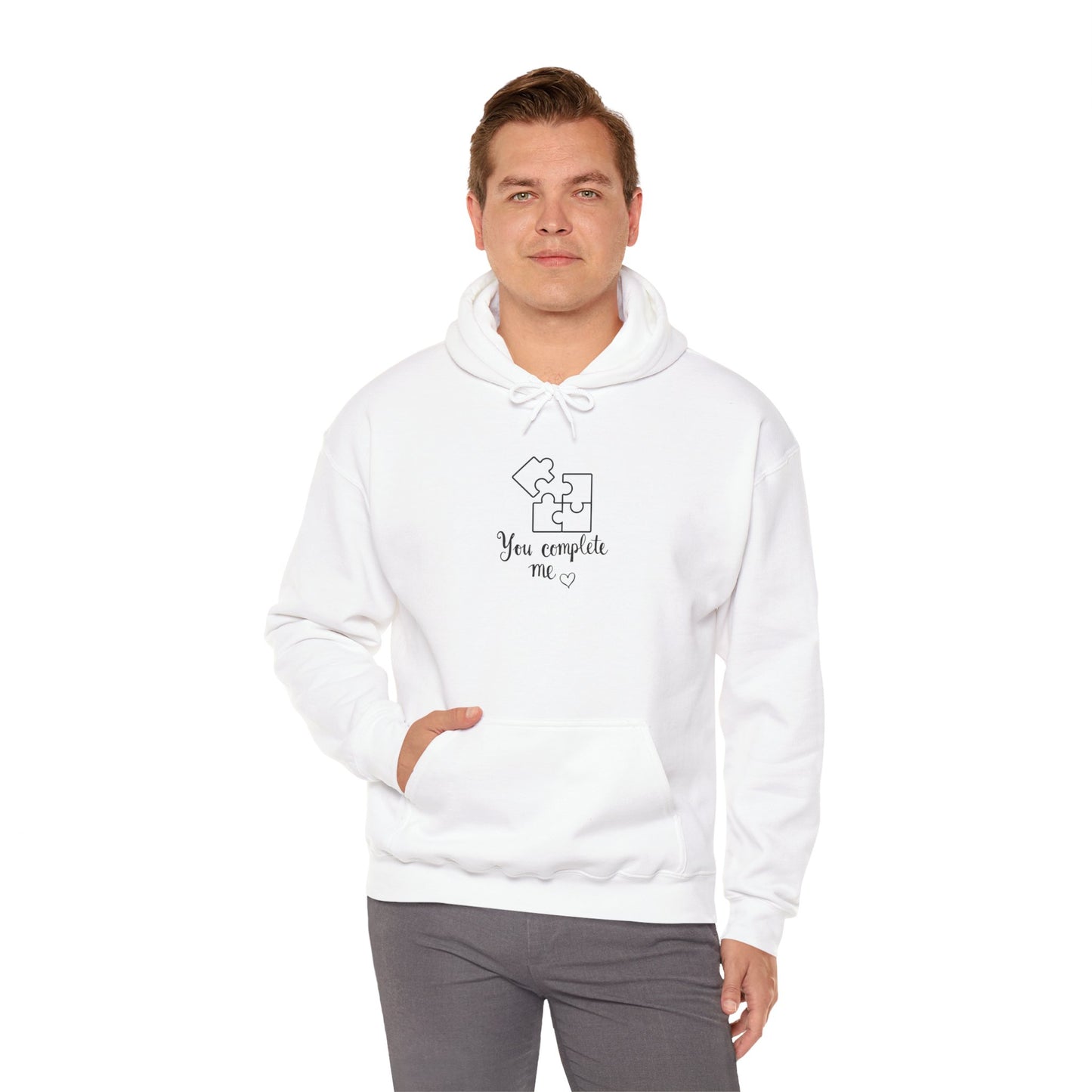 You Complete Me Valentines Day Unisex Heavy Blend™ Crewneck Sweatshirt Hoodie