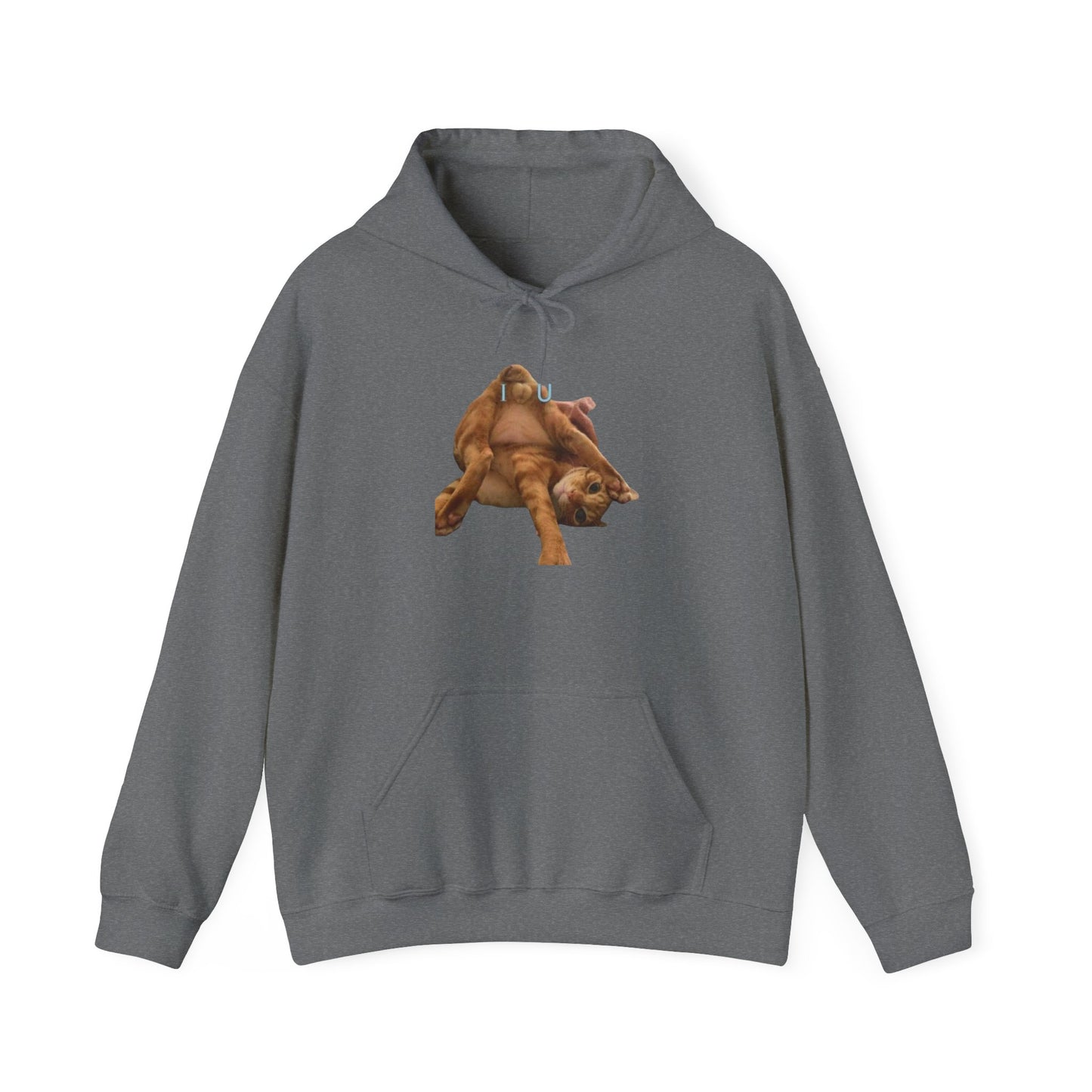 Cat Hoodie I Love You Hooded Sweatshirt