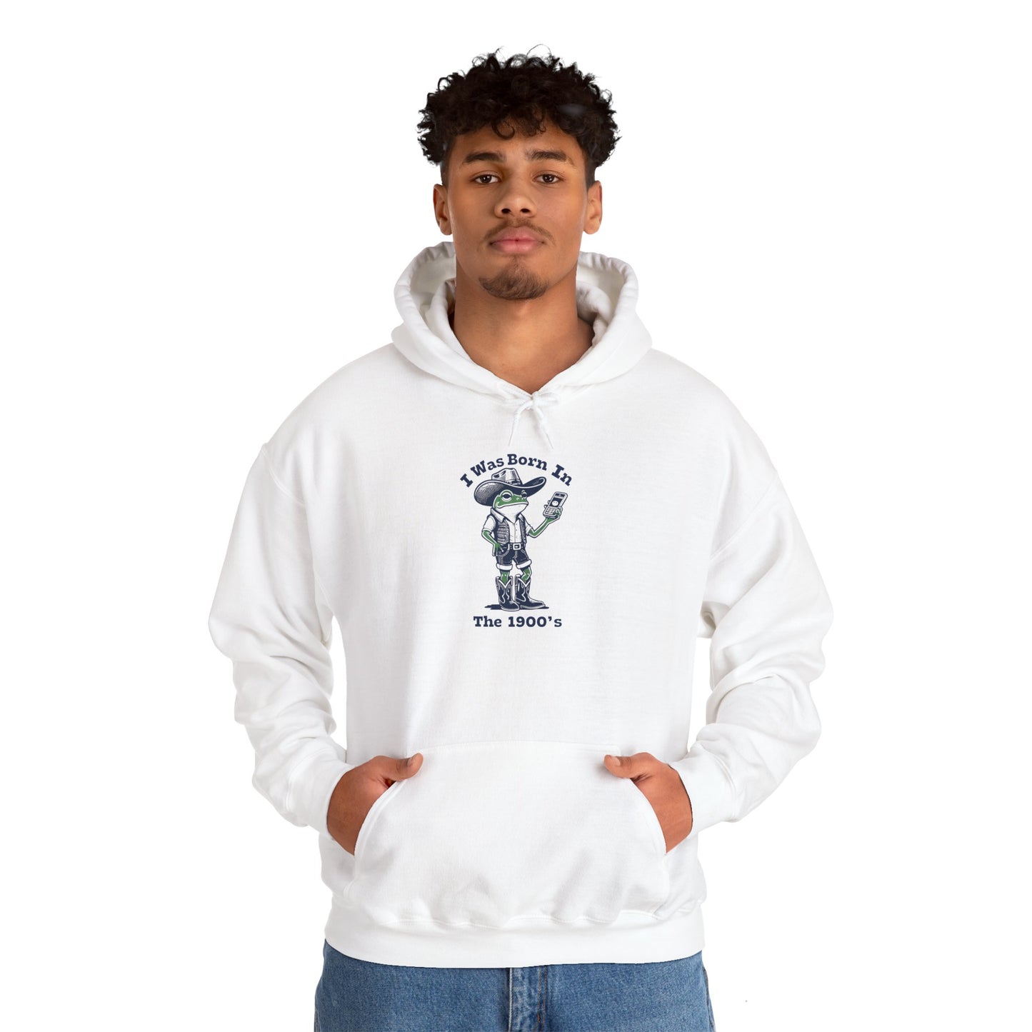 Vintage Hooded Sweatshirt Born In 1900 For Her